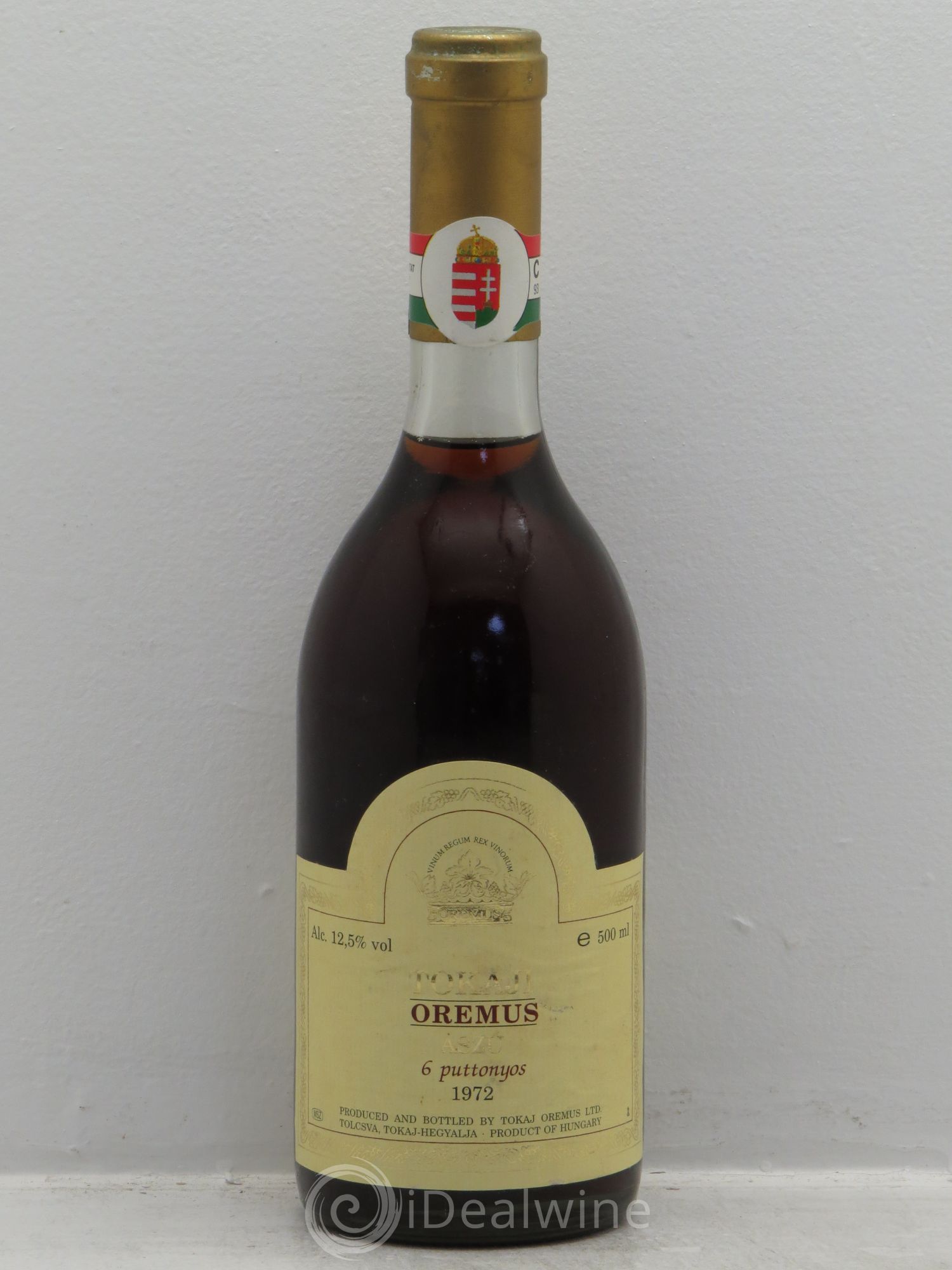 Tokaji Oremus Aszu 6 Puttonyos (50cl) 1972 - Posten von 1 Flasche - 0
