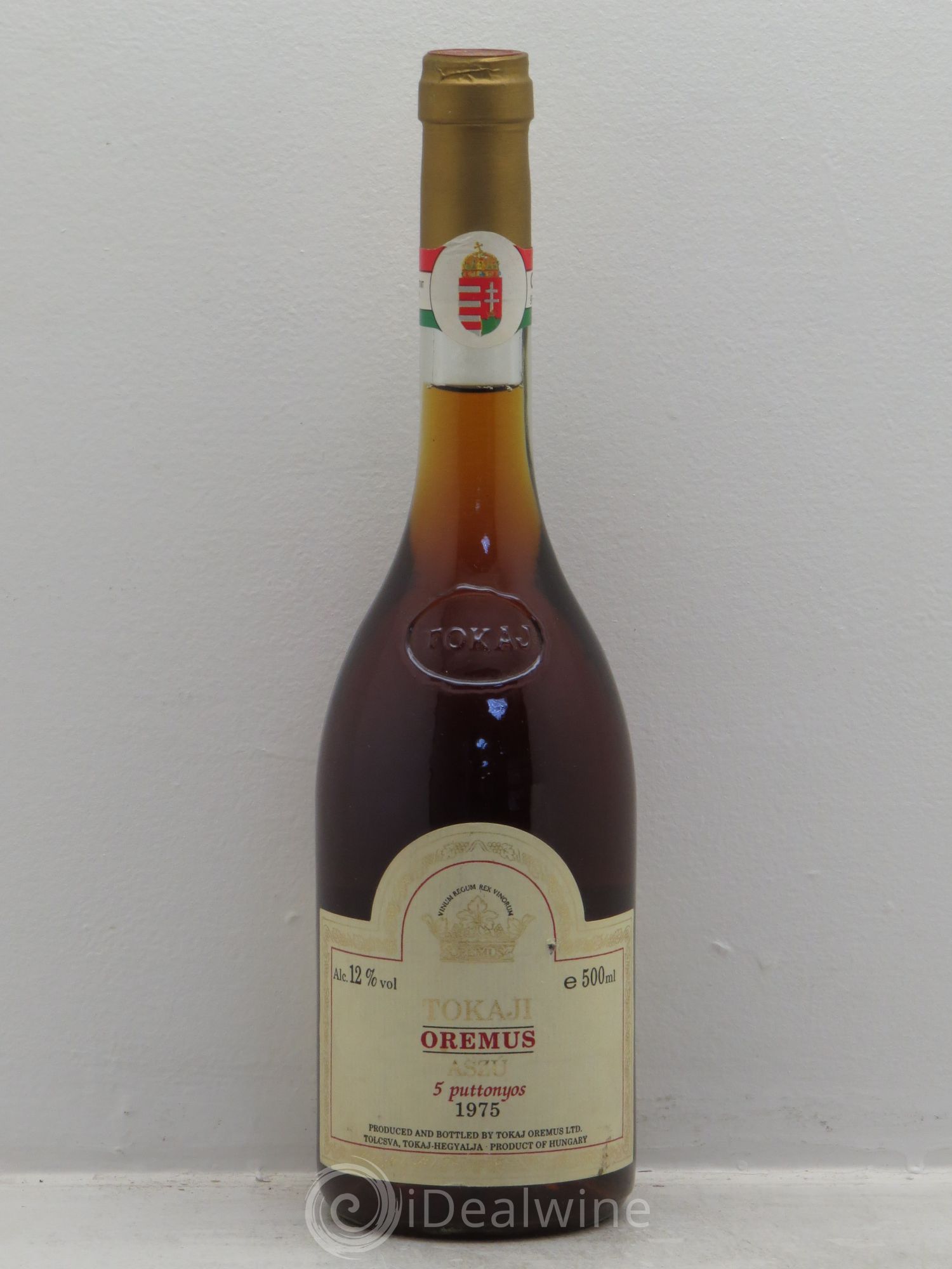 Tokaji Oremus Aszu 5 Puttonyos (50cl) 1975 - Posten von 1 Flasche - 0