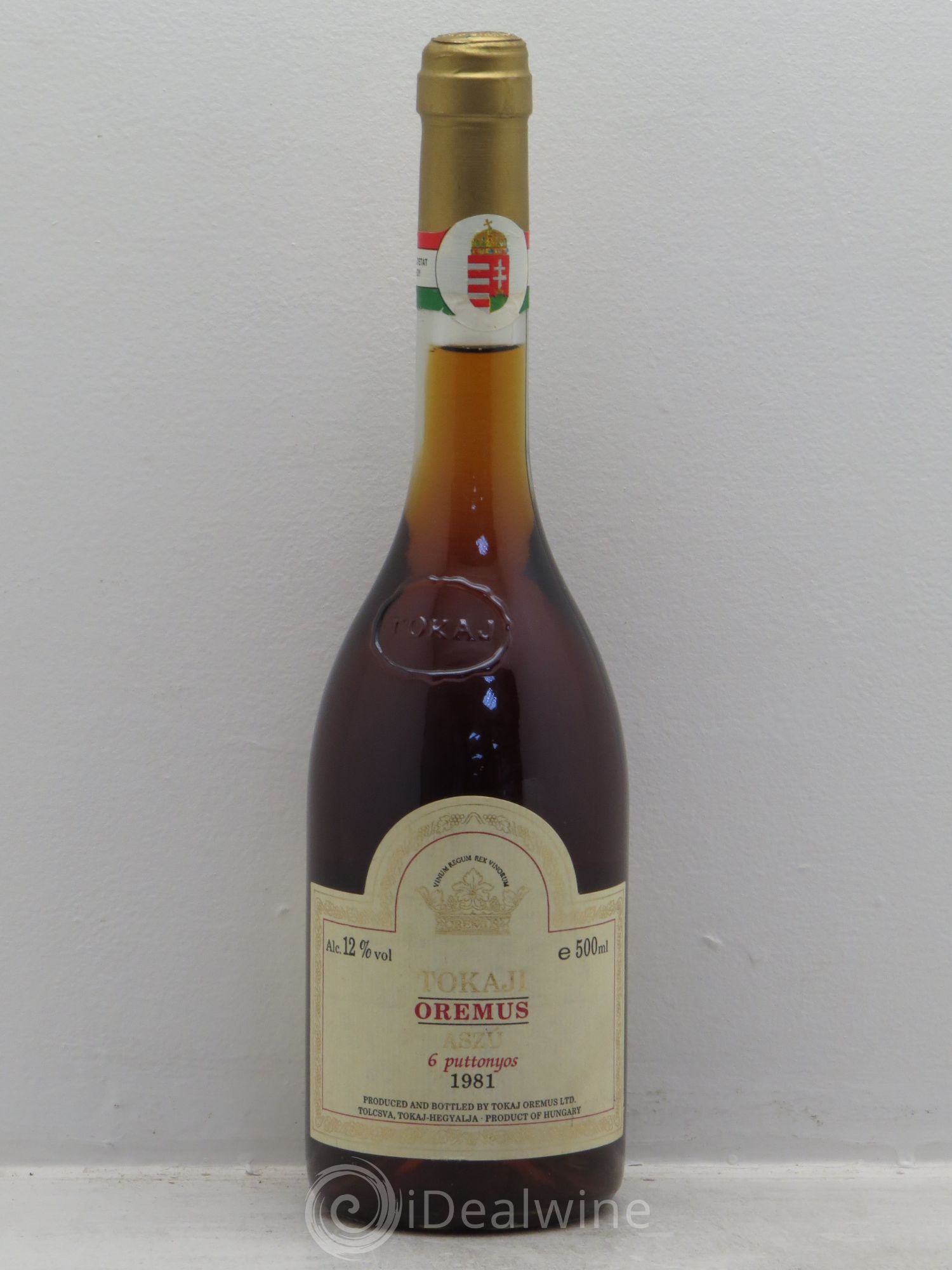 Tokaji Oremus Aszu 6 Puttonyos (50cl) 1981 - Posten von 1 Flasche - 0
