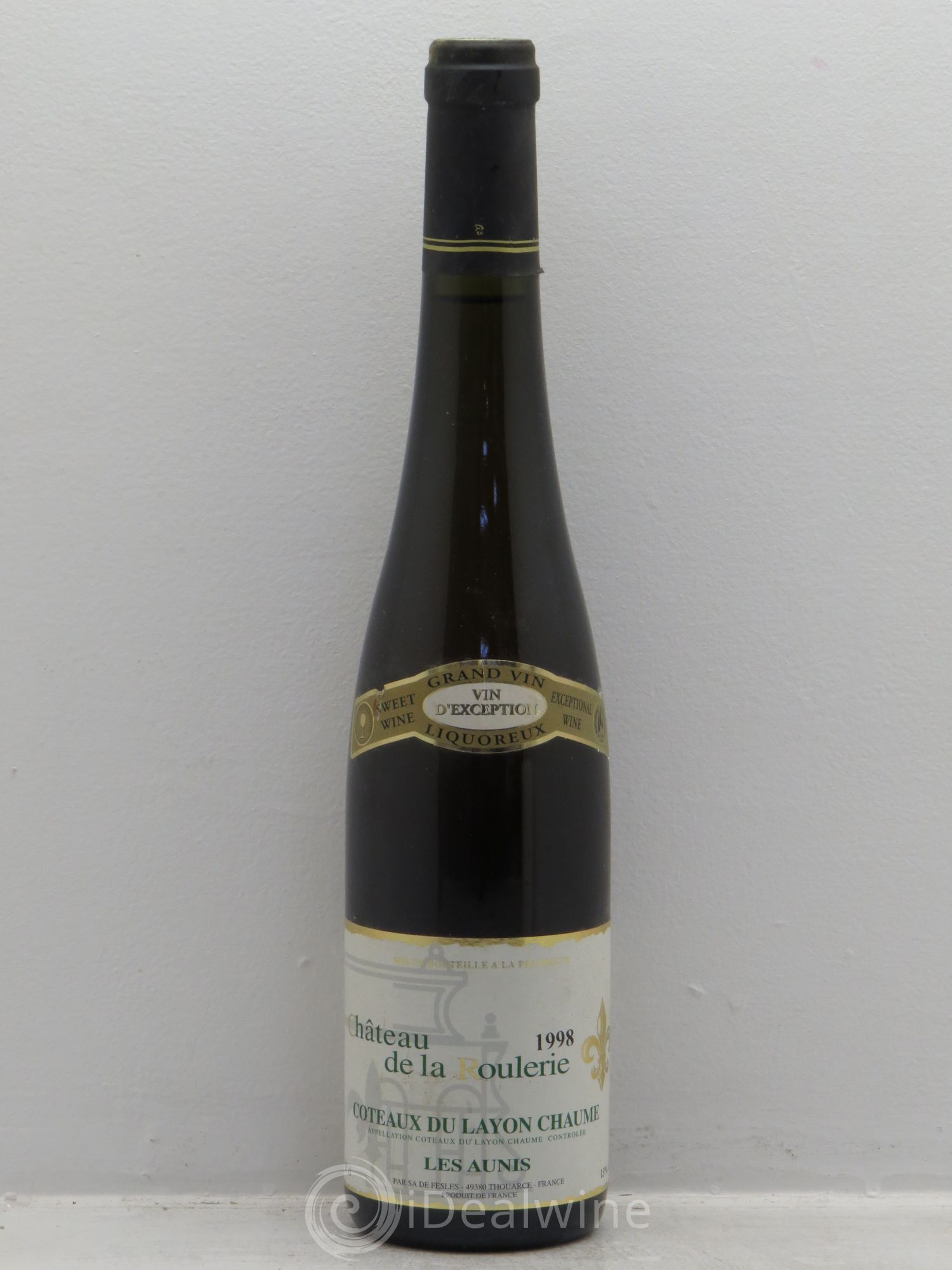 Anjou Chaume Cuvée Les Aunis Château de La Roulerie (50cl) 1998 - Posten von 1 Flasche - 0