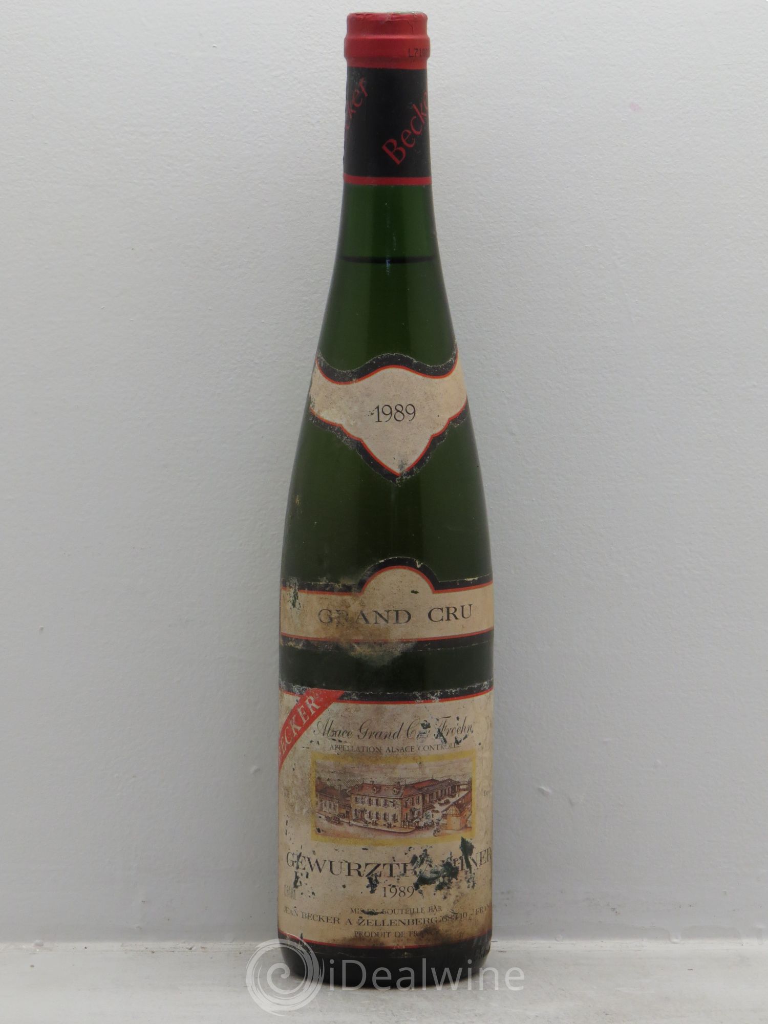 Gewurztraminer Becker Zellenberg 1989 - Posten von 1 Flasche - 0