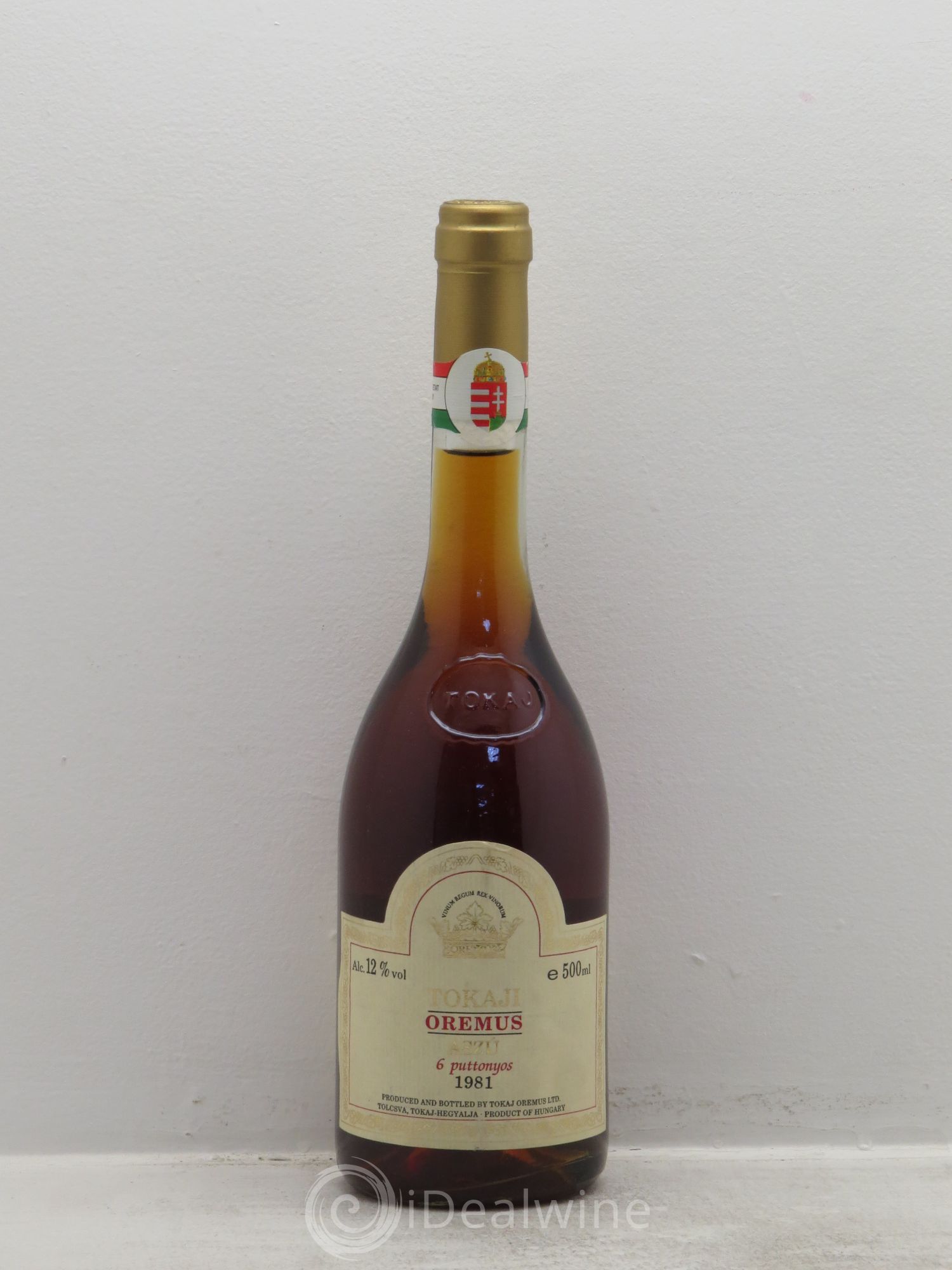 Tokaji Oremus Aszu 6 Puttonyos (50cl) 1981 - Posten von 1 Flasche - 0