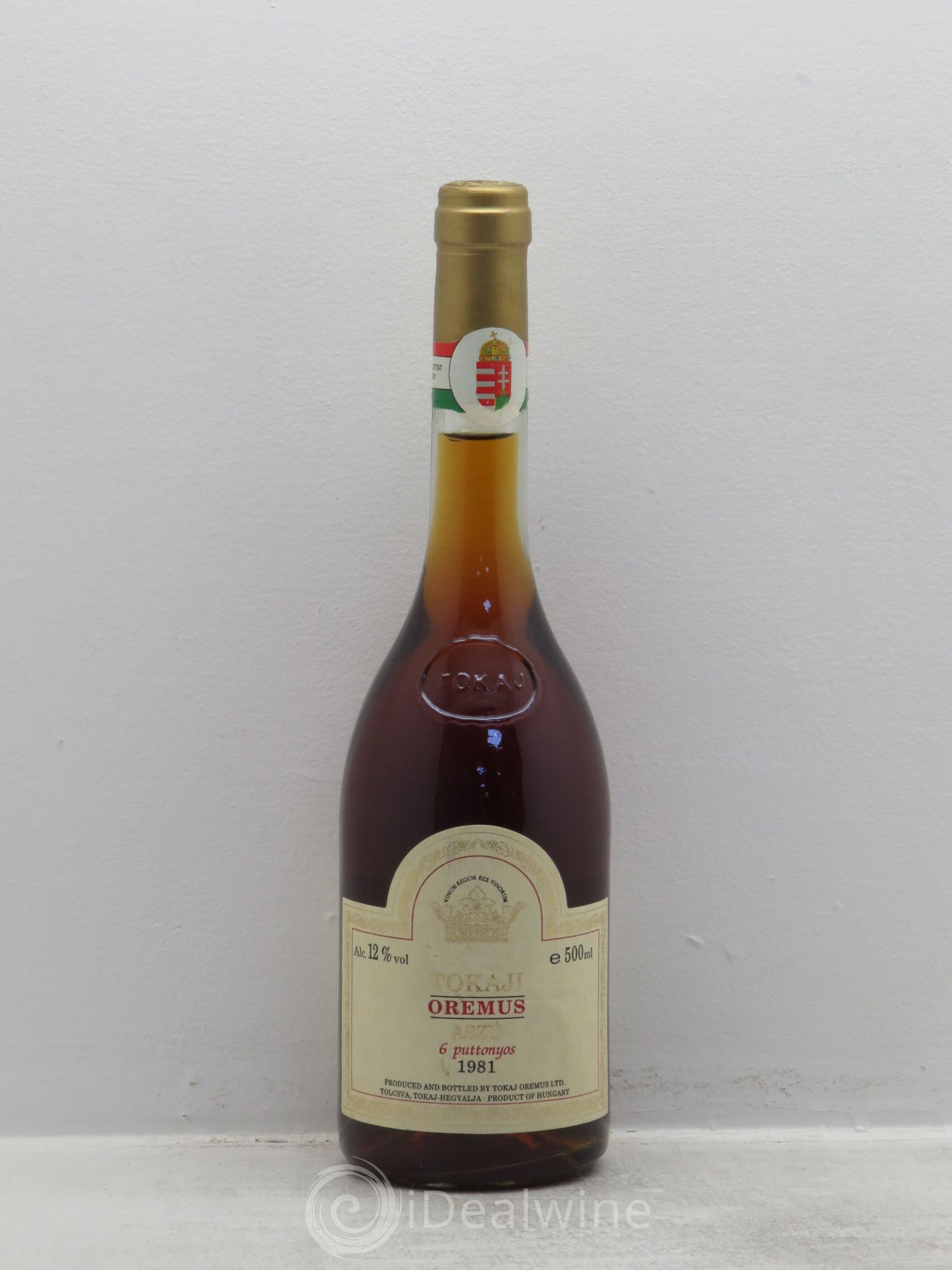 Tokaji Oremus Aszu 6 Puttonyos (50cl) 1981 - Posten von 1 Flasche - 0