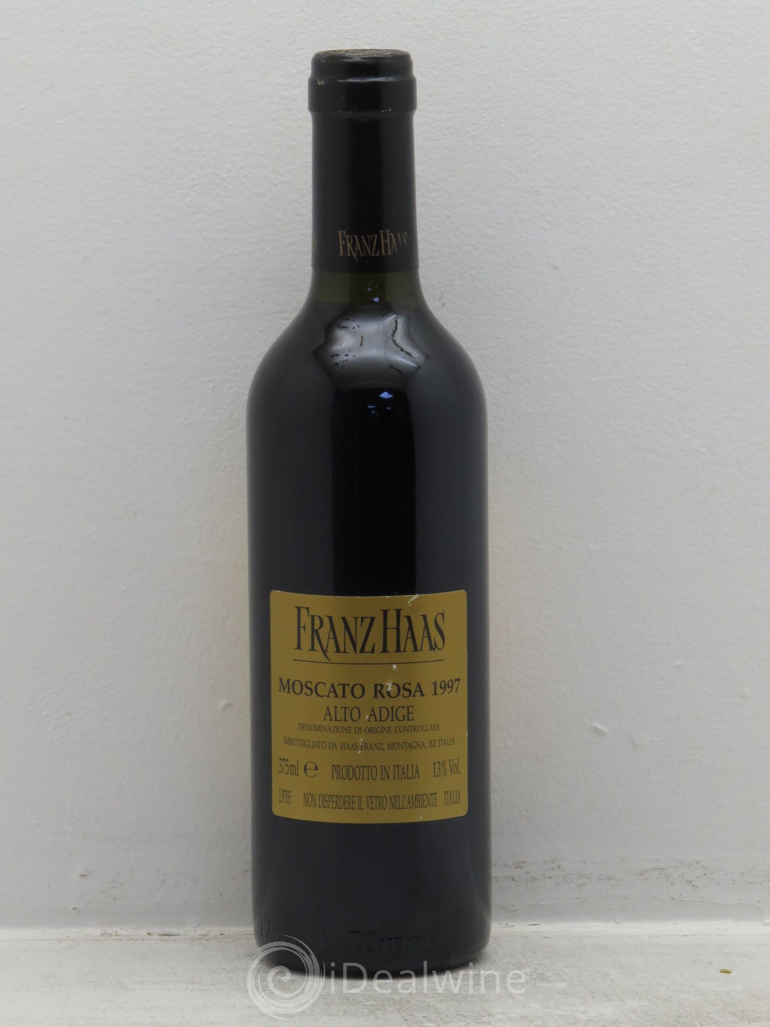 Italie Moscato Rosa Alto Adige Franz Hass 1997 - Posten von 1 Demi-Flasche - 1