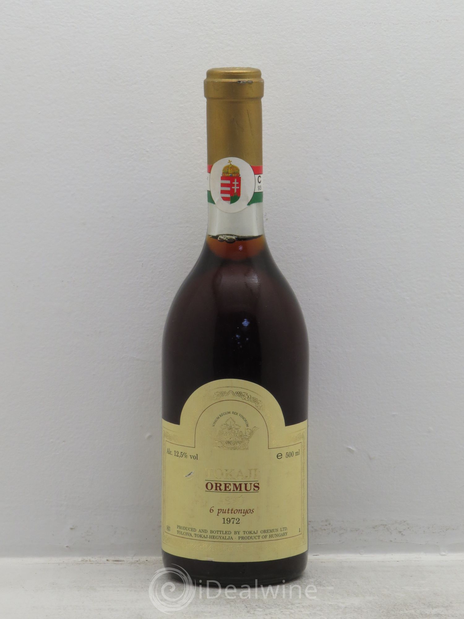 Tokaji Oremus Aszu 6 Puttonyos (50cl) 1972 - Posten von 1 Flasche - 0