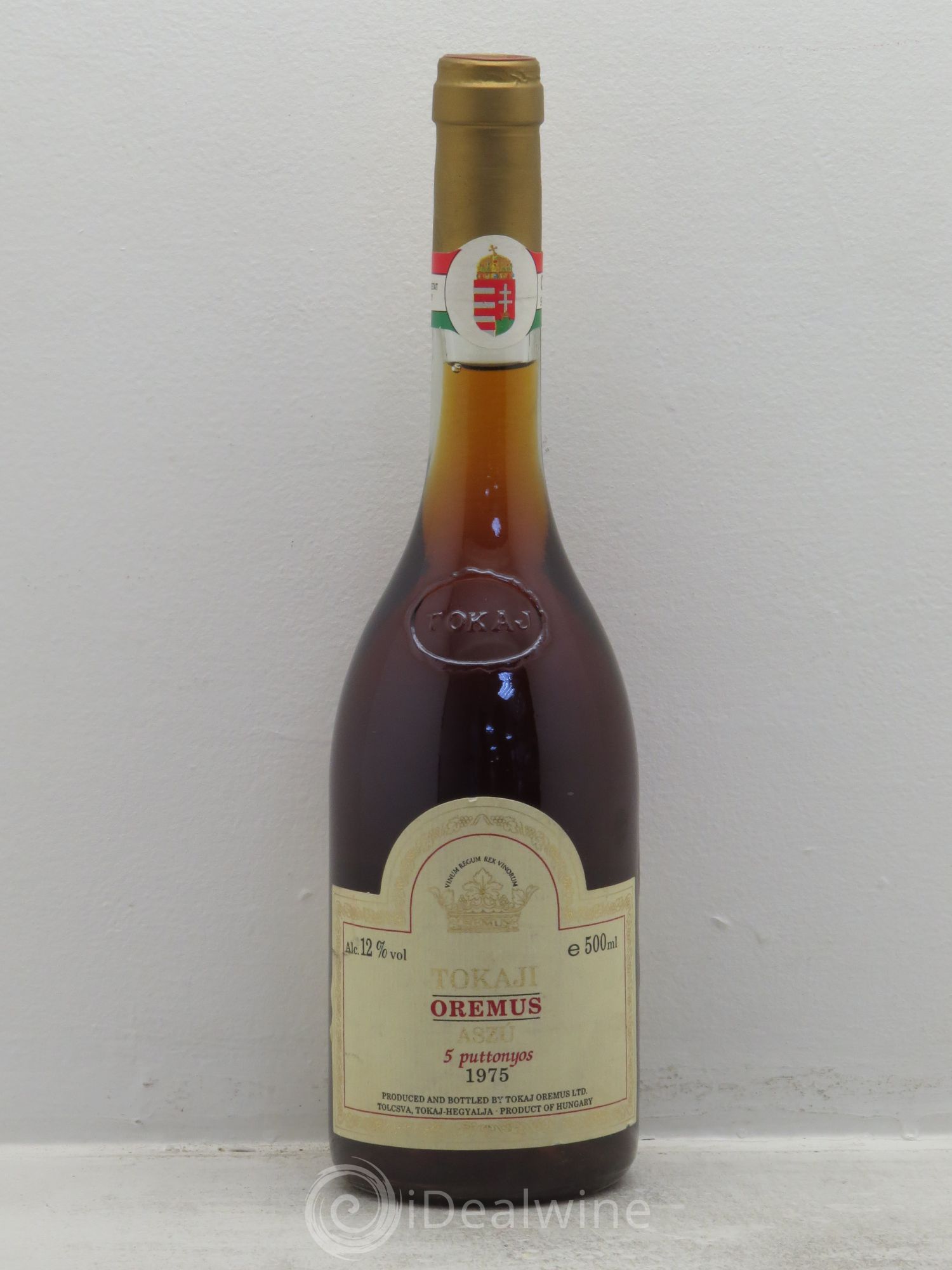 Tokaji Oremus Aszu 5 Puttonyos (50cl) 1975 - Lotto di 1 bottiglia - 0