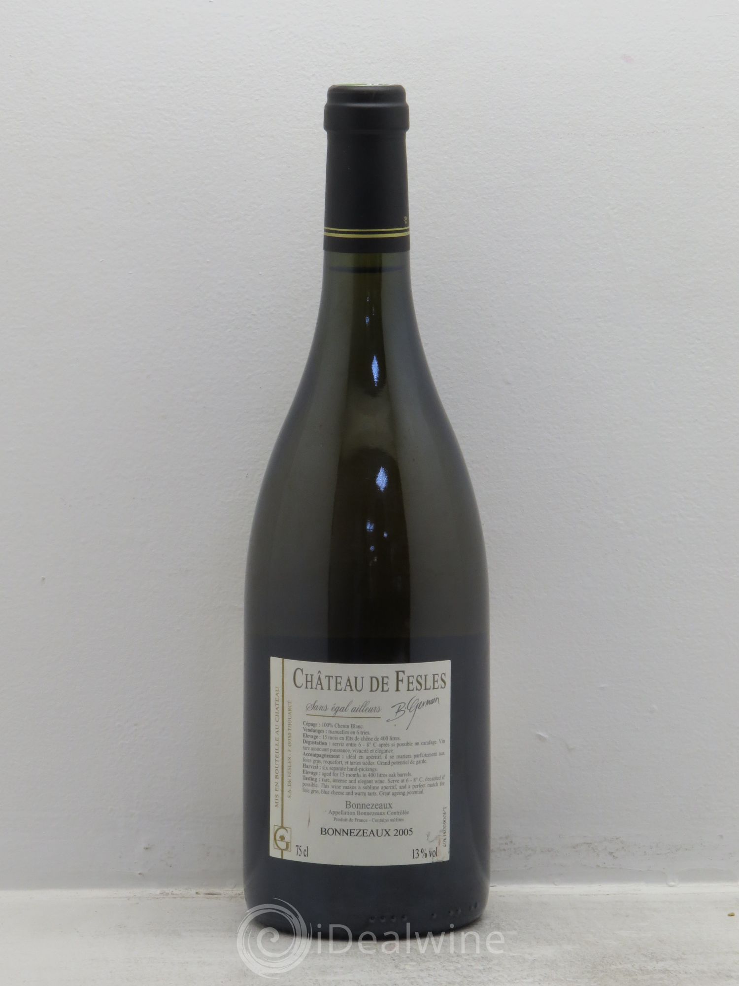 Bonnezeaux Château de Fesles 2005 - Lotto di 1 bottiglia - 1