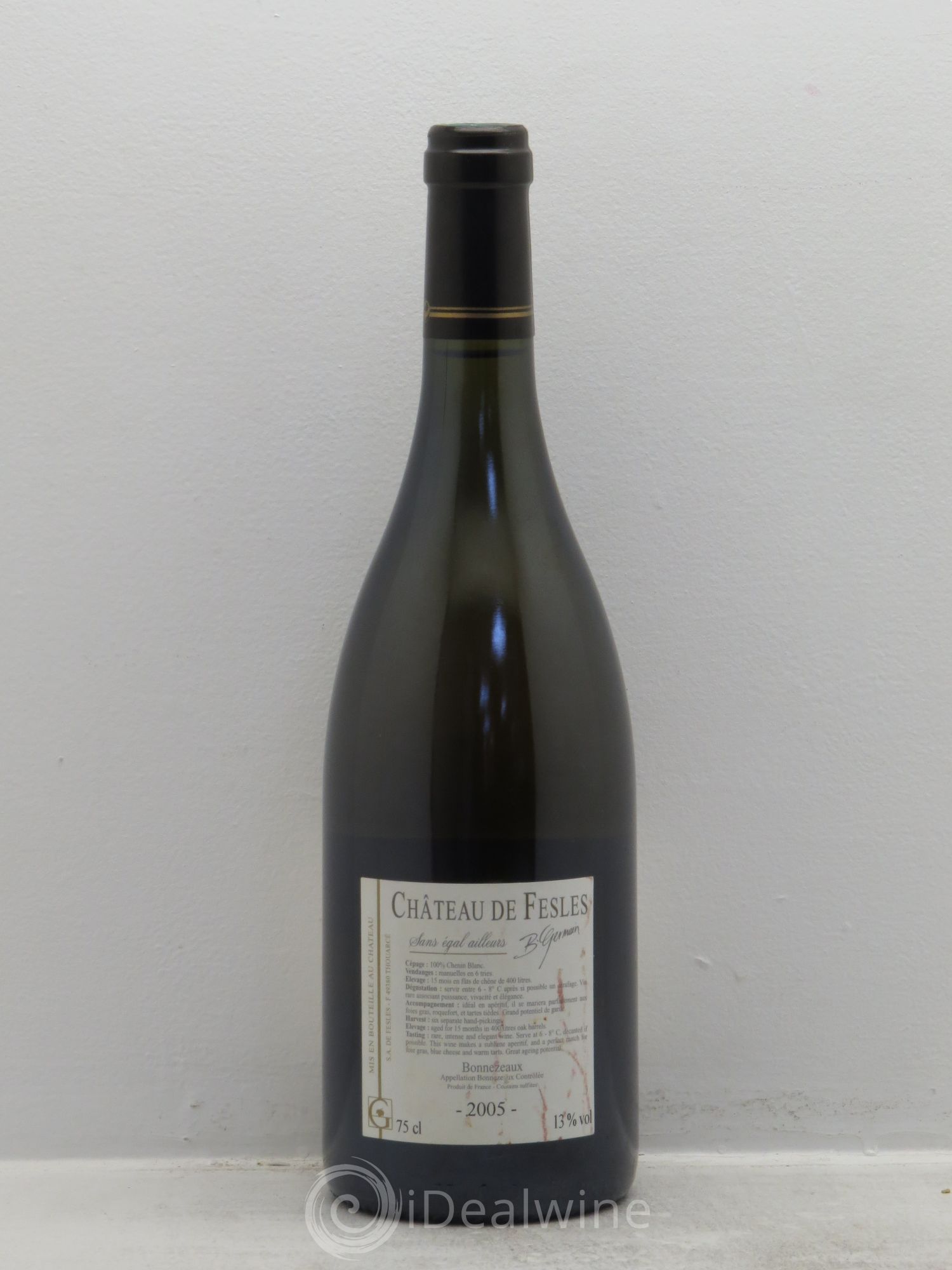 Bonnezeaux Château de Fesles 2005 - Lotto di 1 bottiglia - 1