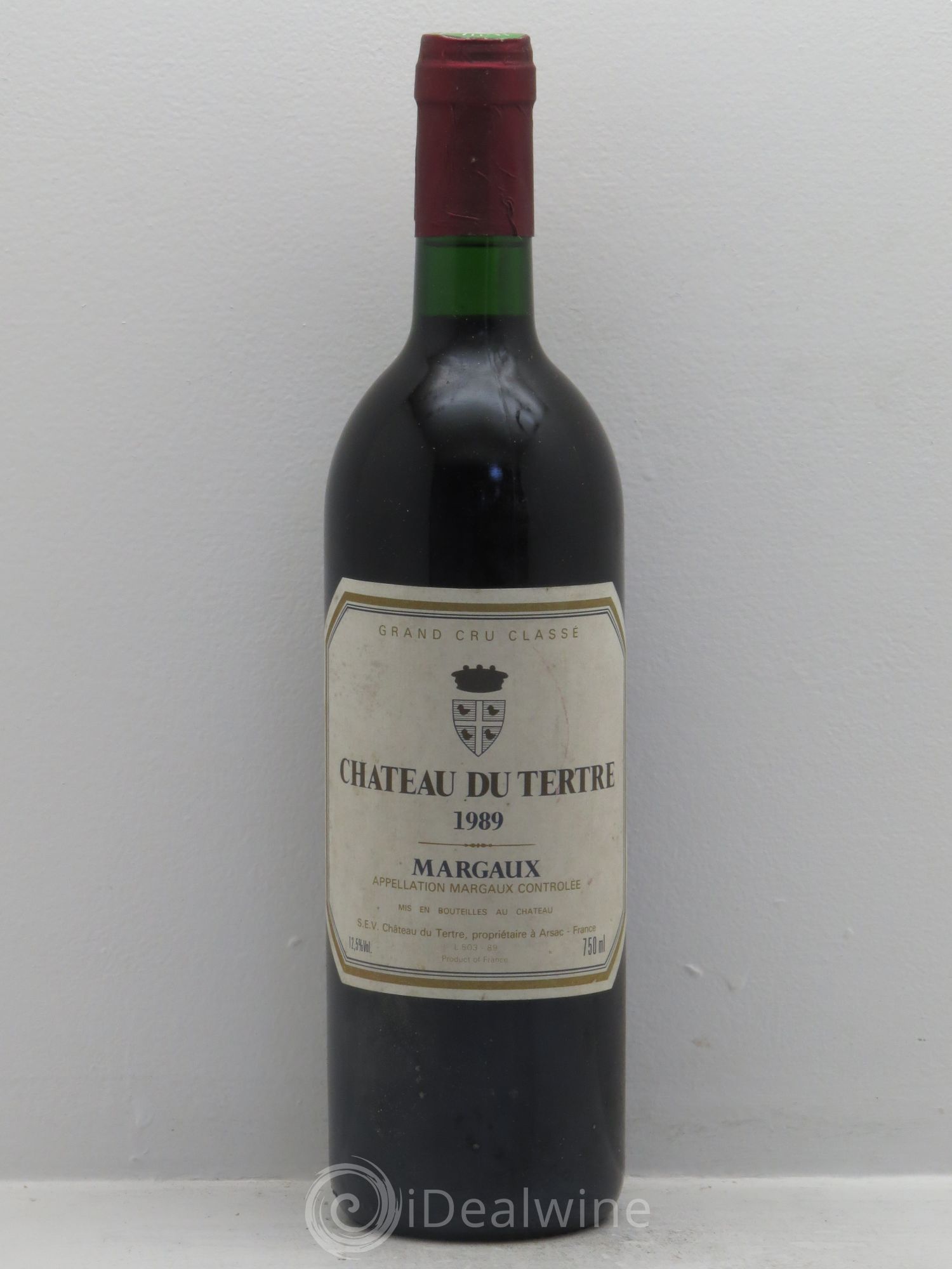 Château du Tertre 5ème Grand Cru Classé 1989 - Lot de 1 bouteille - 0