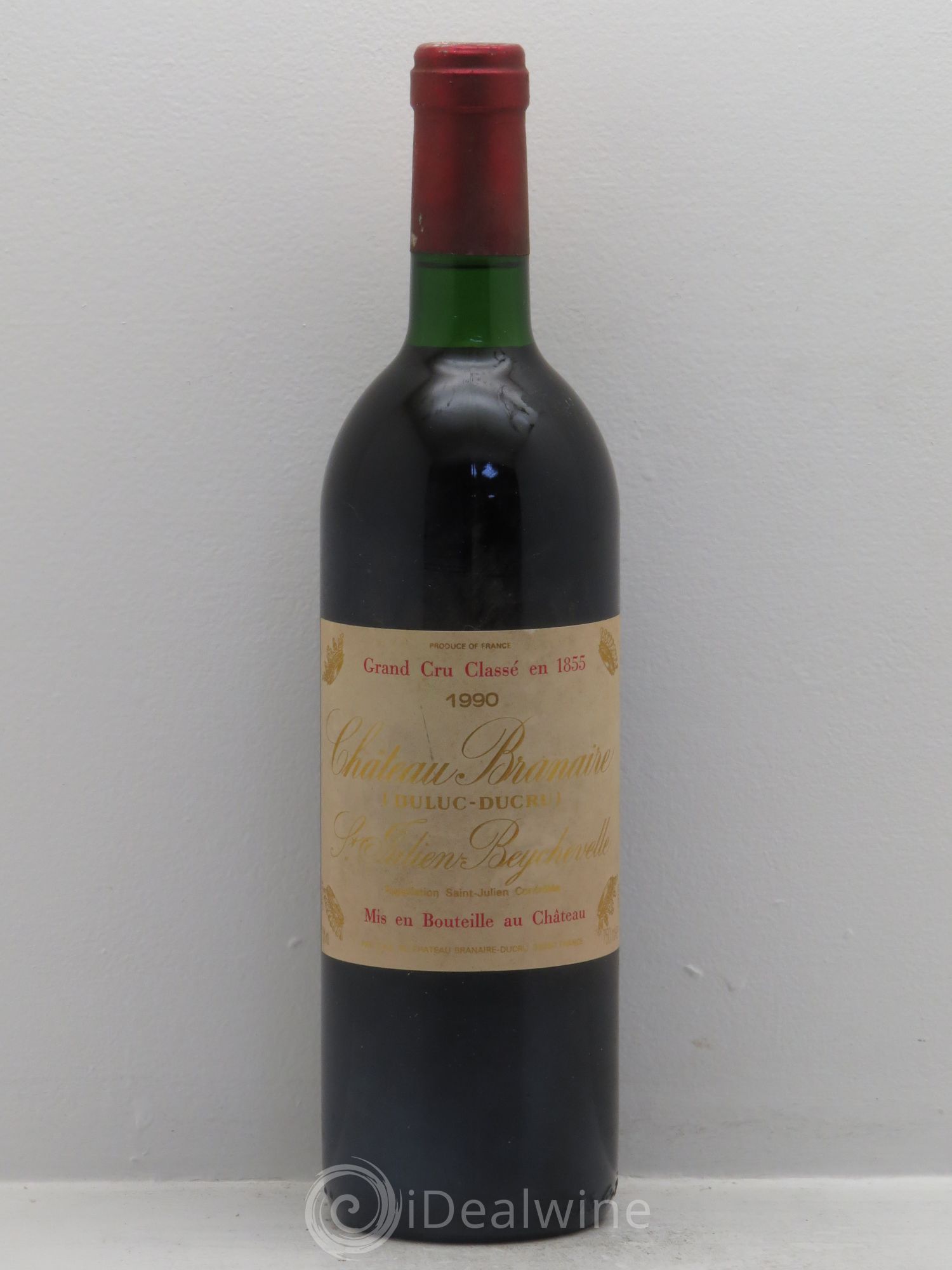 Château Branaire Ducru 4ème Grand Cru Classé 1990 - Lot de 1 bouteille - 0
