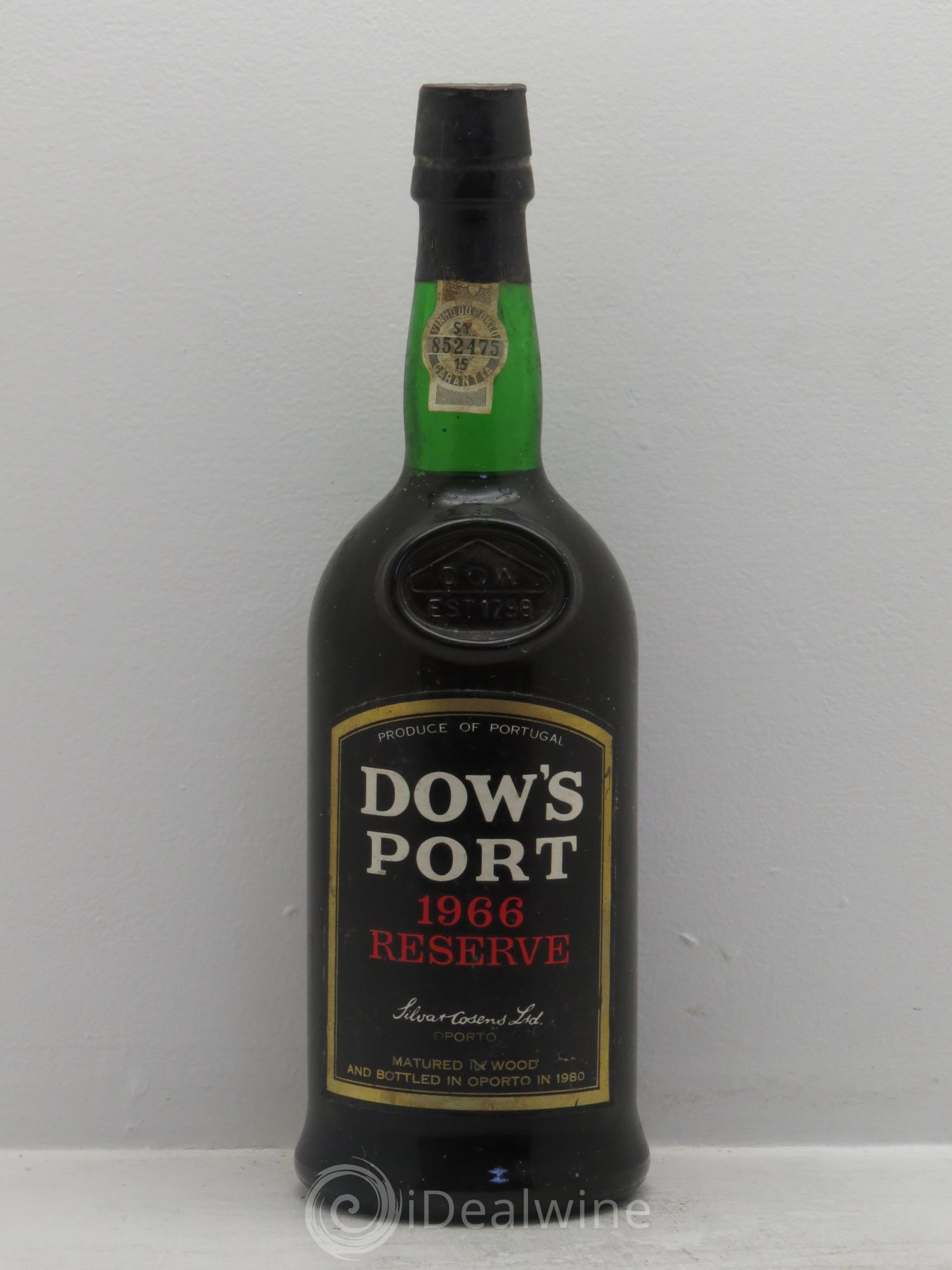 Porto Dow Réserve 1966 - Lot de 1 bouteille - 0