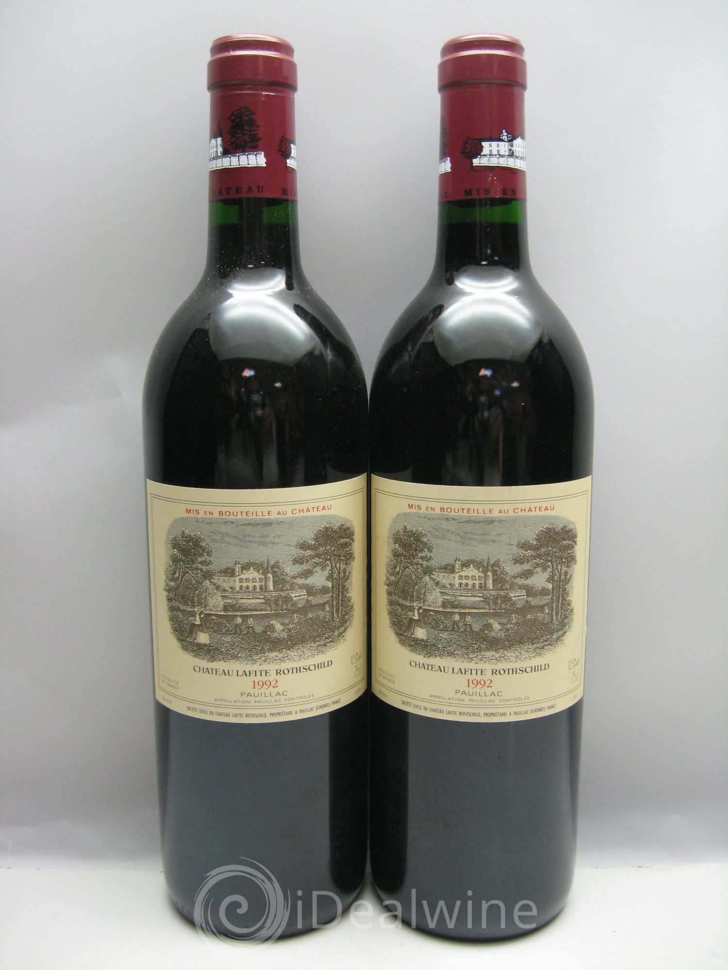 Château Lafite Rothschild 1er Grand Cru Classé 1992 - Lot de 12 bouteilles - 1