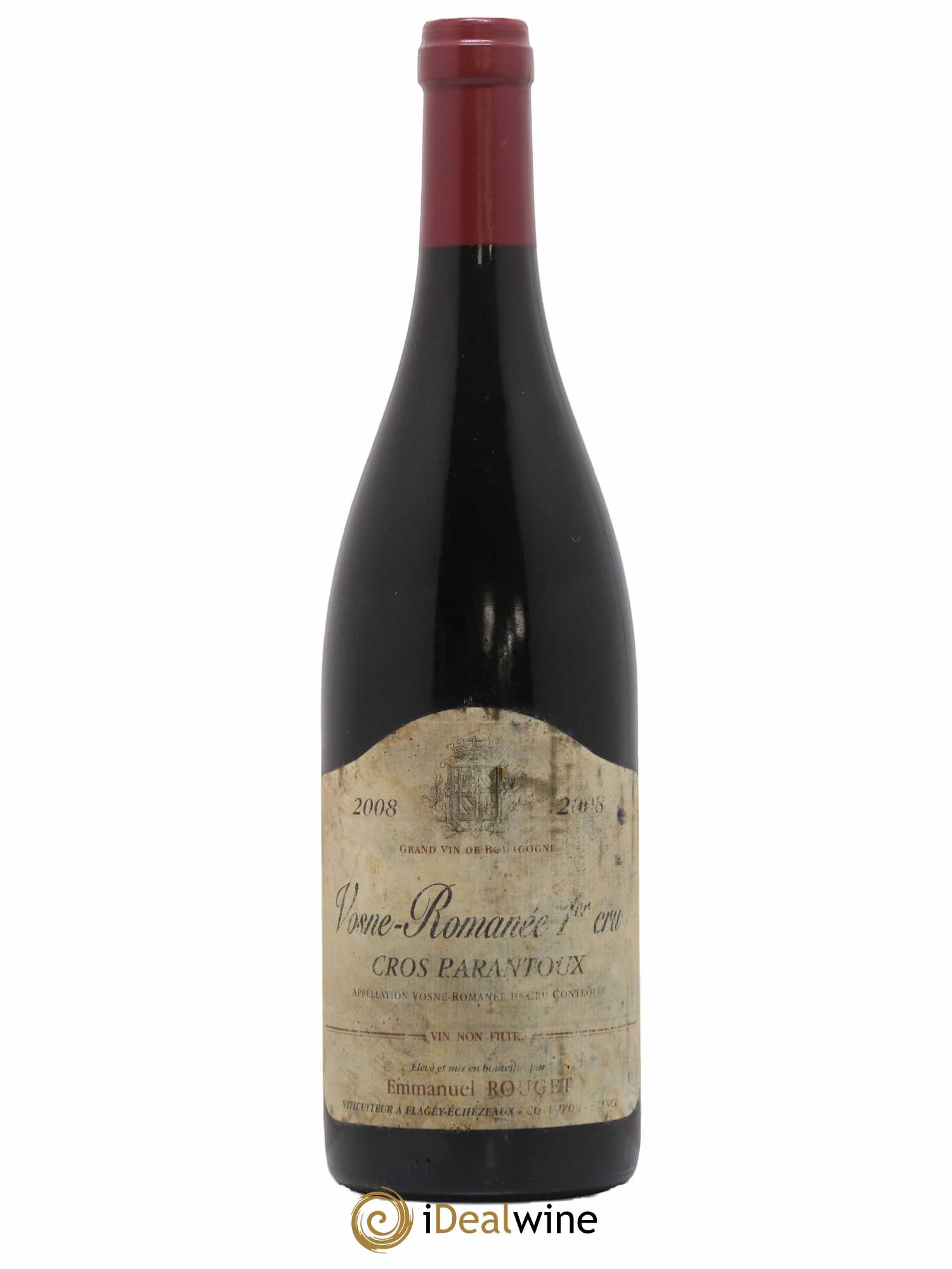 Vosne-Romanée 1er Cru Cros Parantoux Emmanuel Rouget 2008 - Lot de 1 bouteille - 0