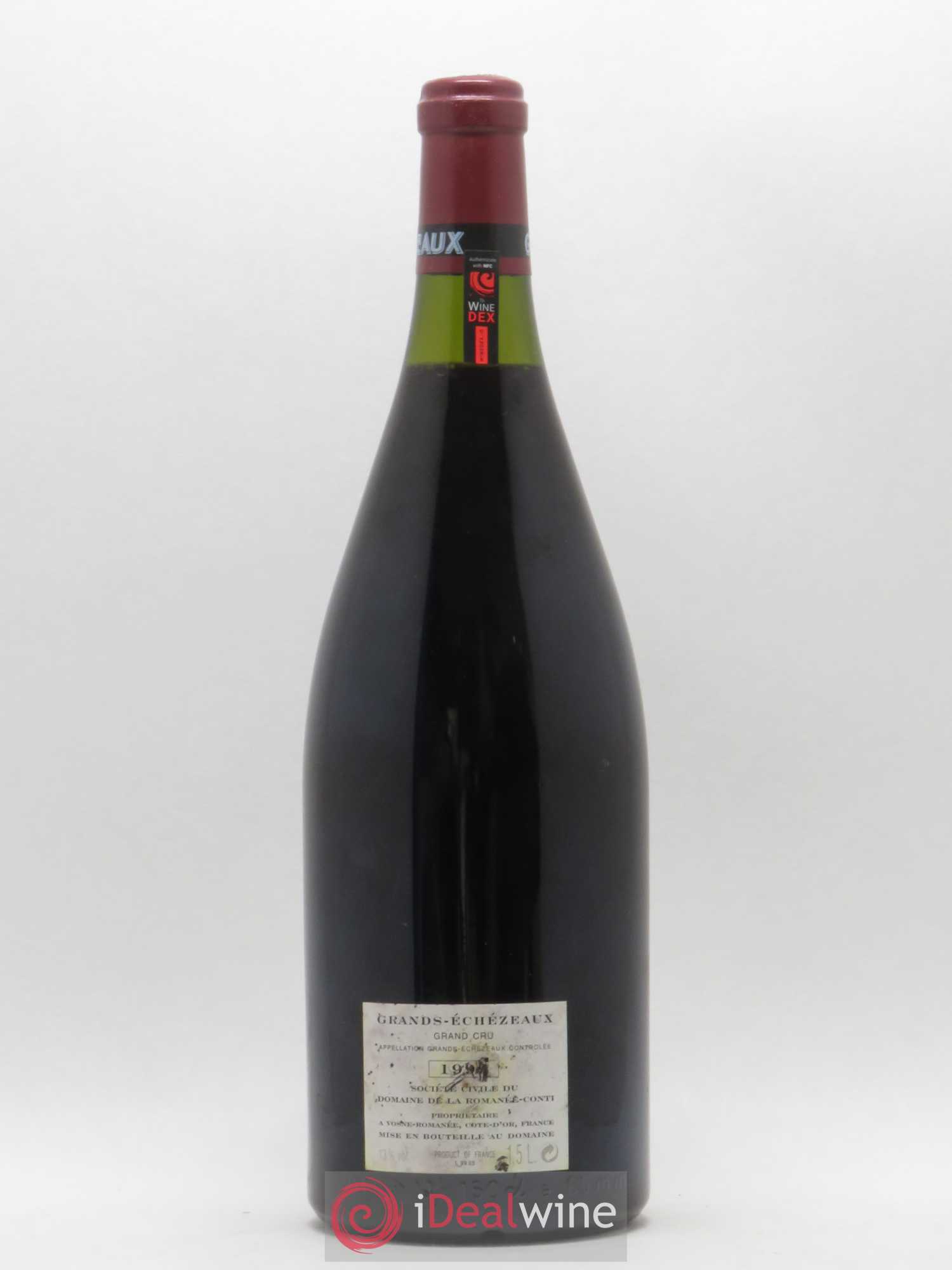 Grands-Echezeaux Grand Cru Domaine de la Romanée-Conti 1999 - Lot de 1 magnum - 1