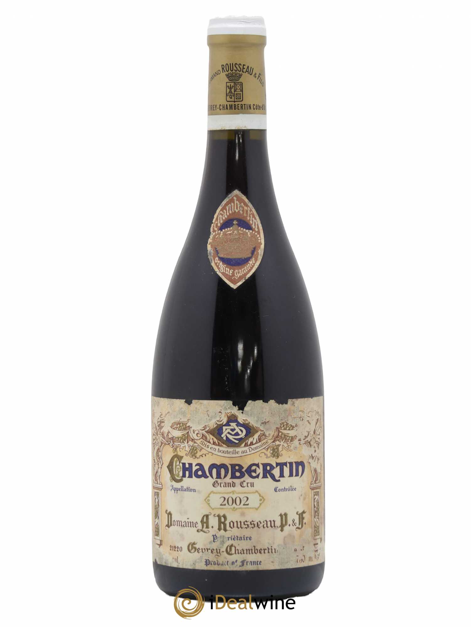 Chambertin Grand Cru Armand Rousseau (Domaine) 2002 - Lot de 1 bouteille - 0