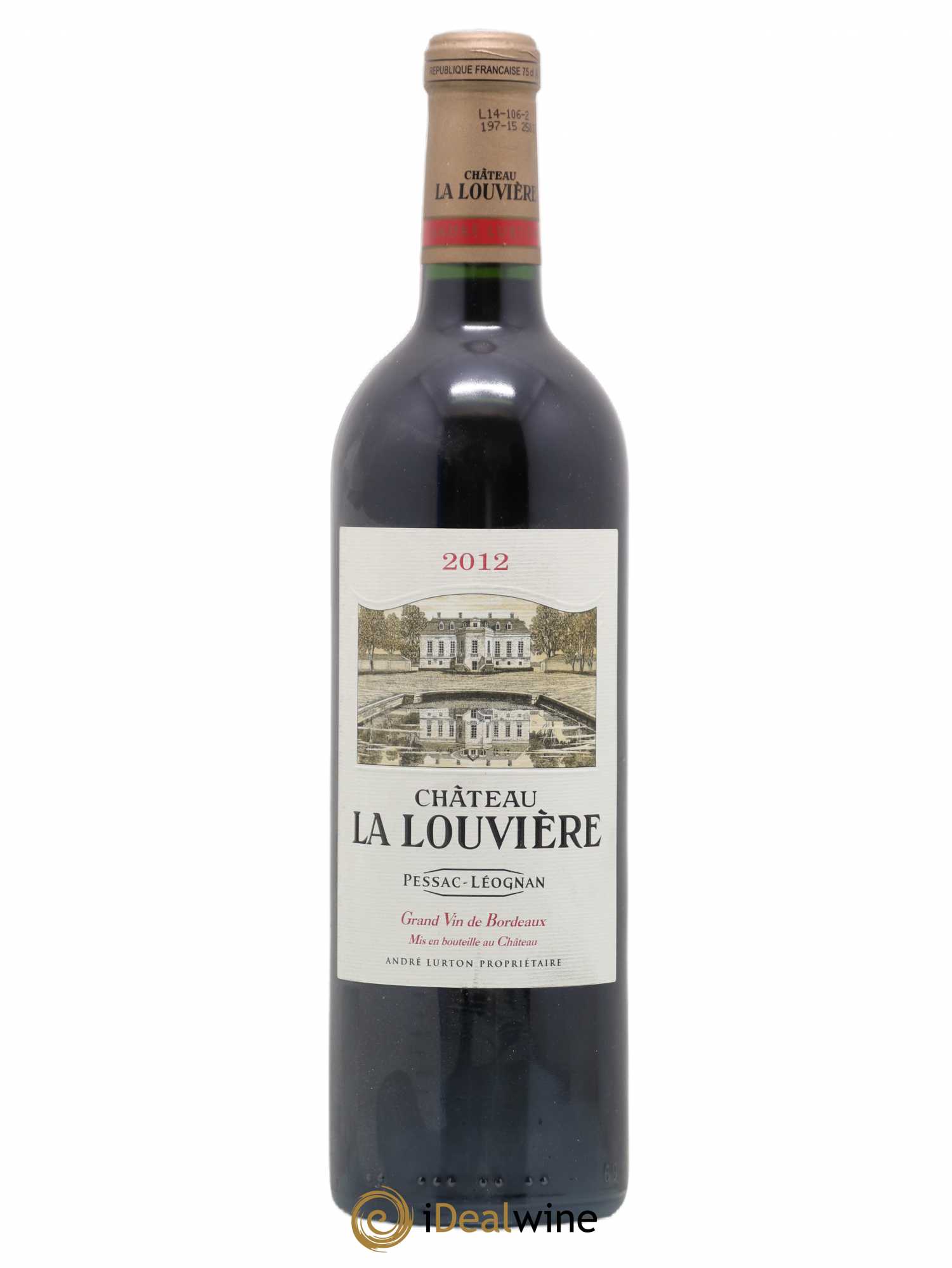 Château la Louvière 2012 - Lot de 1 bouteille - 0