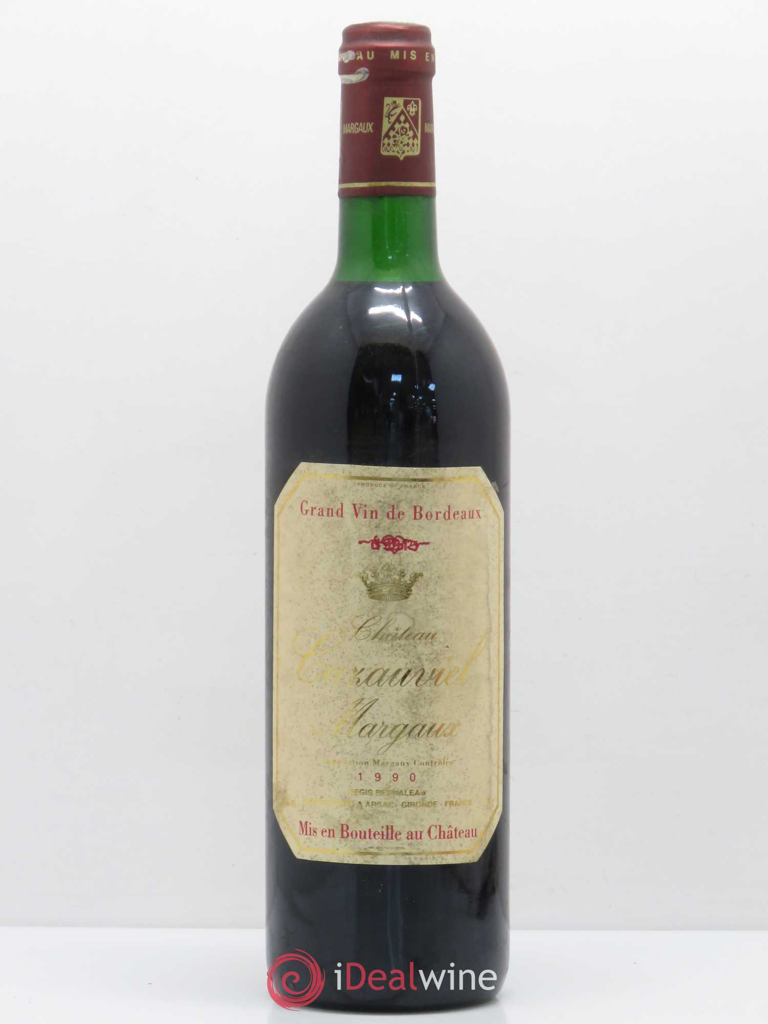 Bordeaux Margaux Chateau Cazauviel (sans prix de réserve) 1990 - Posten von 1 Flasche - 0