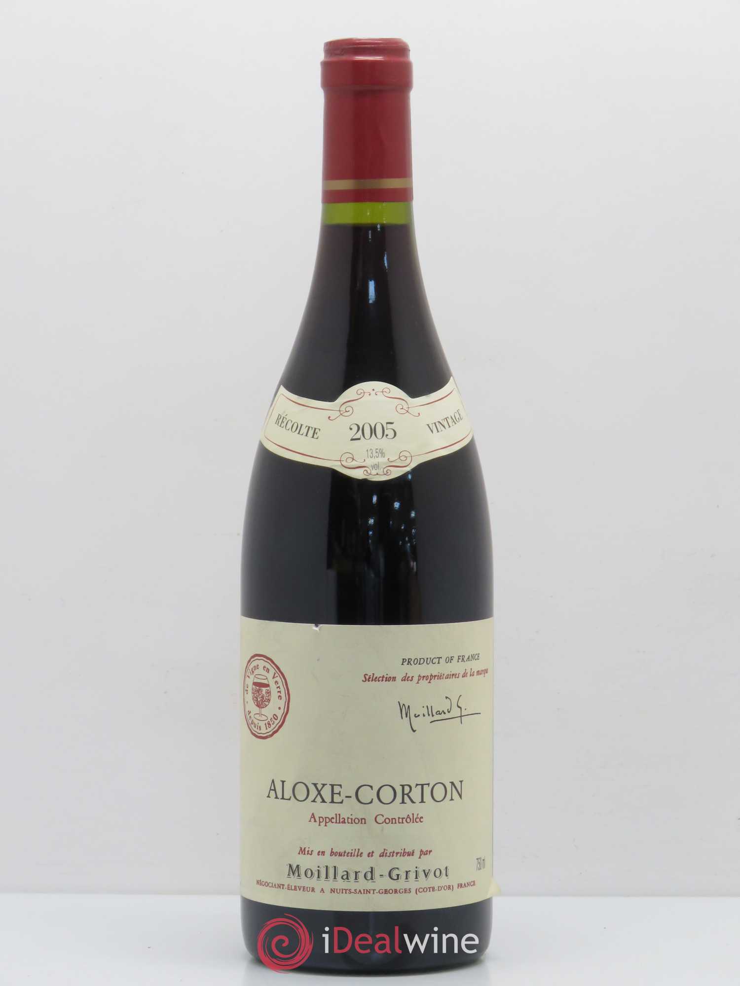 Aloxe-Corton Moillard-Grivot 2005 - Lot de 1 bouteille - 0