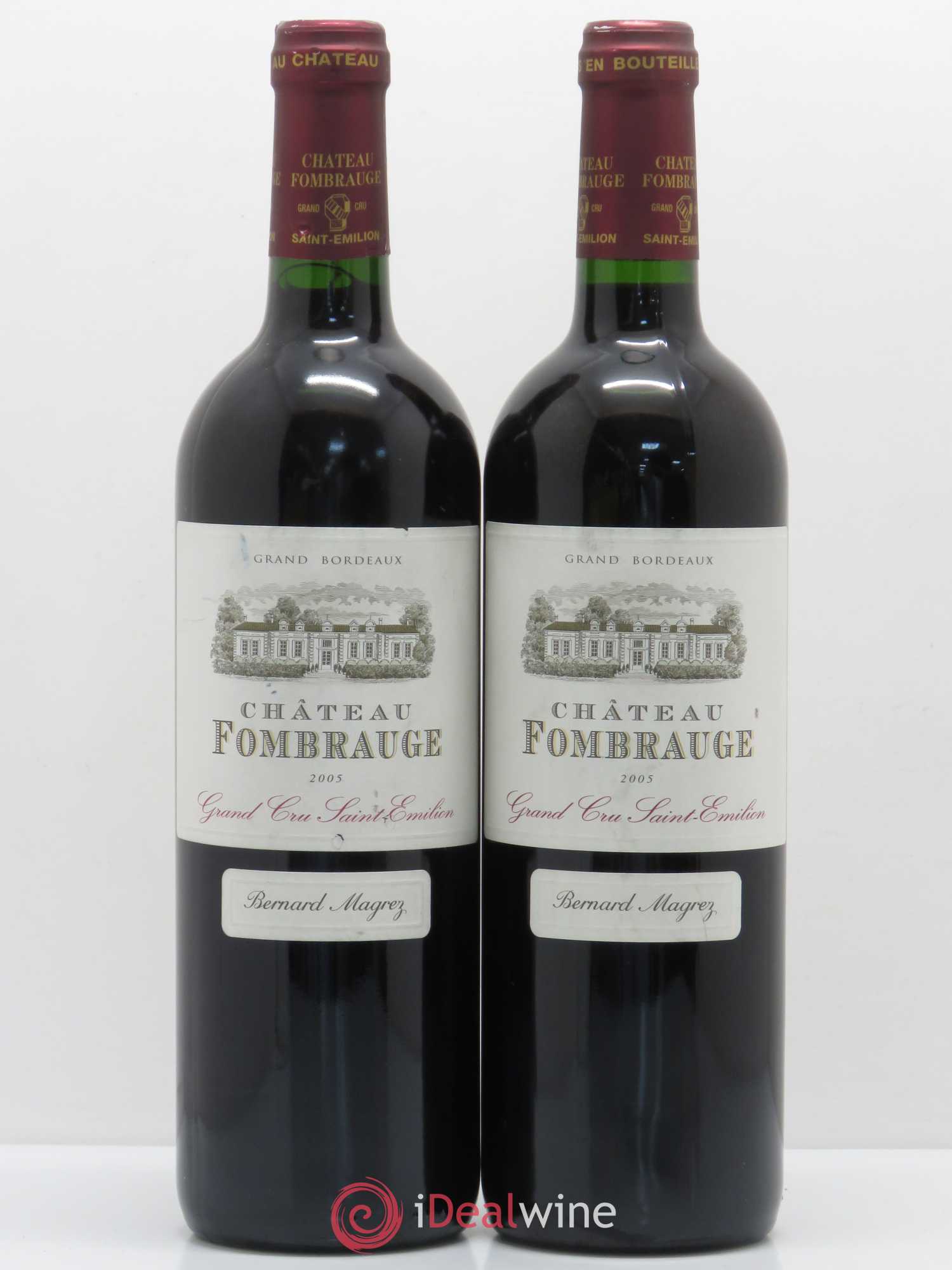 Château Fombrauge Grand Cru Classé 2005 - Lot de 2 bouteilles - 0
