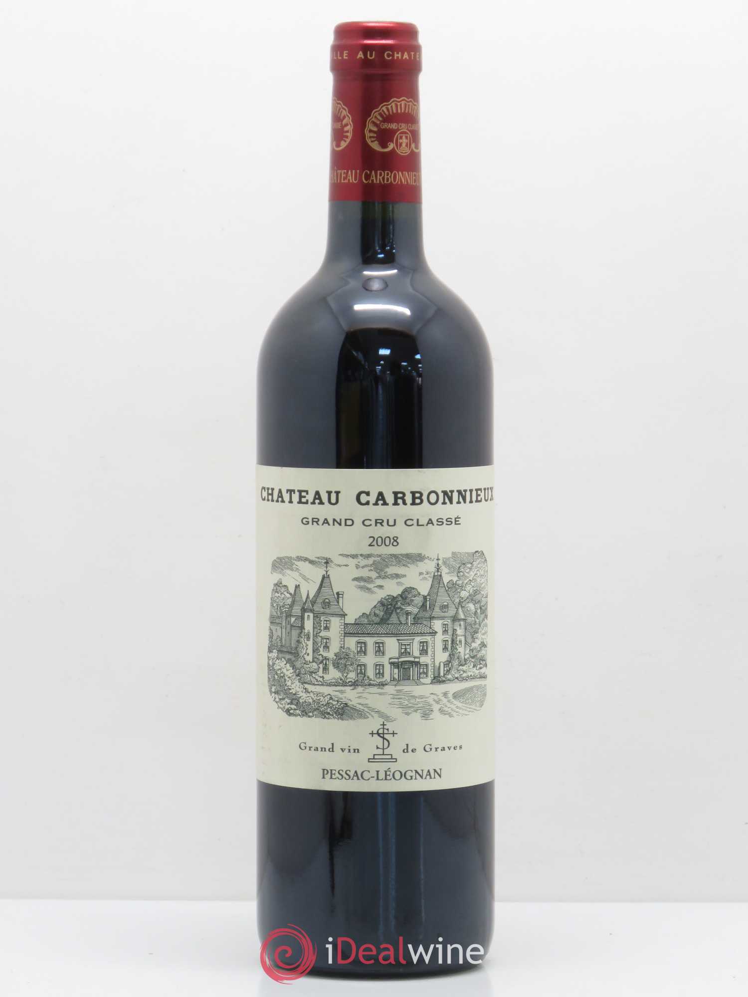 Château Carbonnieux Cru Classé de Graves 2008 - Lot de 1 bouteille - 0
