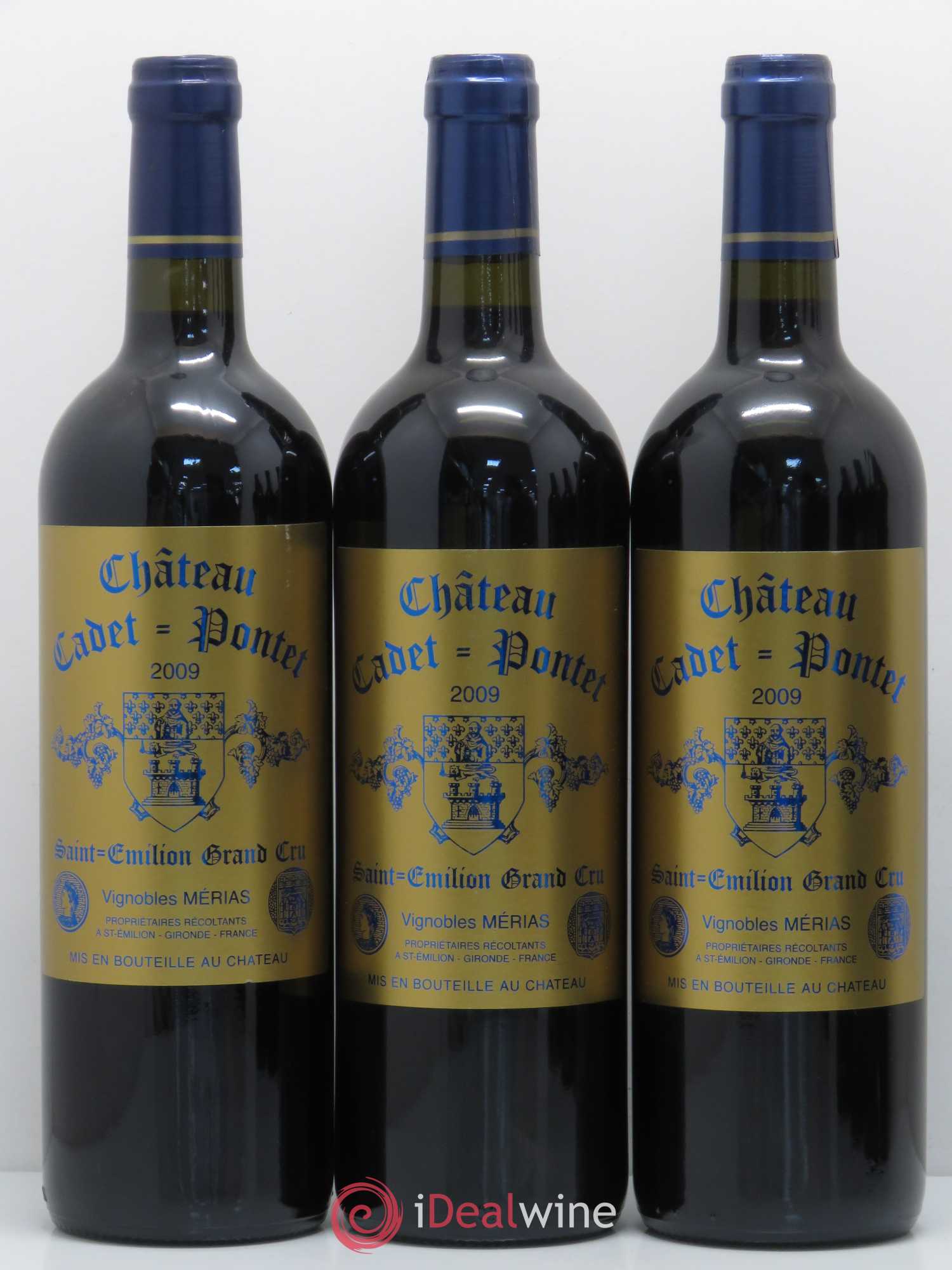 Saint-Émilion Grand Cru Château Cadet Pontet 2009 - Posten von 6 Flaschen - 1