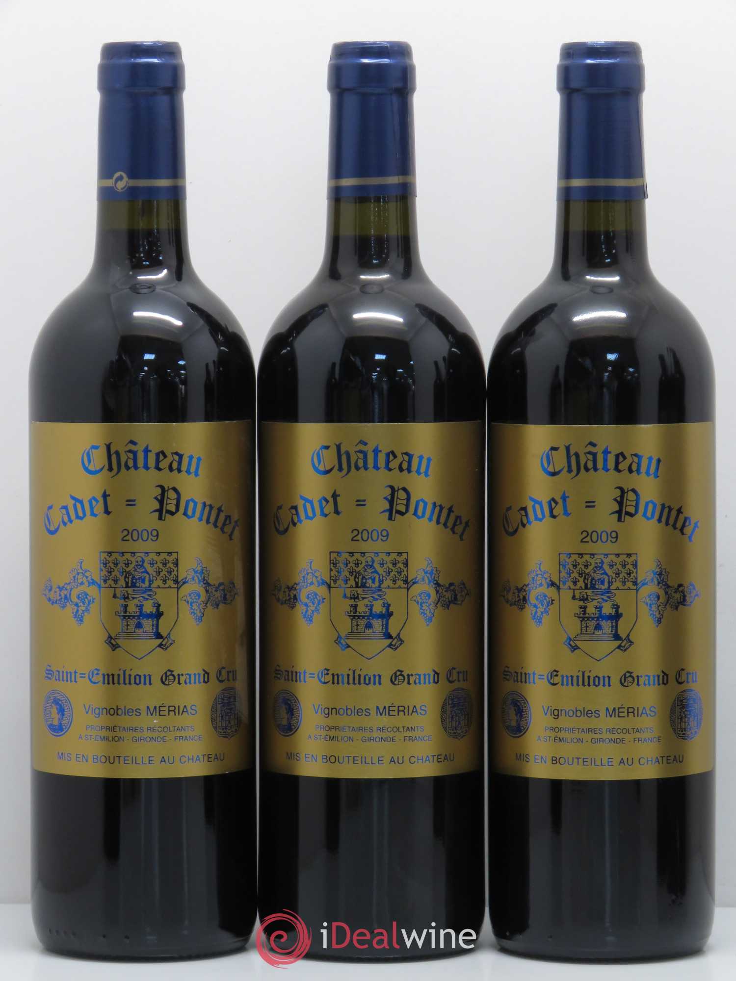 Saint-Émilion Grand Cru Château Cadet Pontet 2009 - Posten von 6 Flaschen - 2