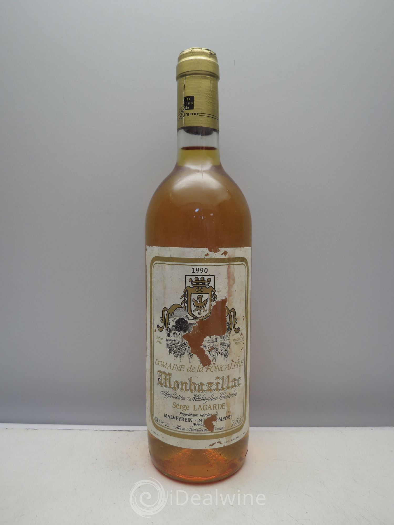 Monbazillac Domaine de la Foncalpre Serge Lagarde 1990 - Lotto di 1 bottiglia - 0