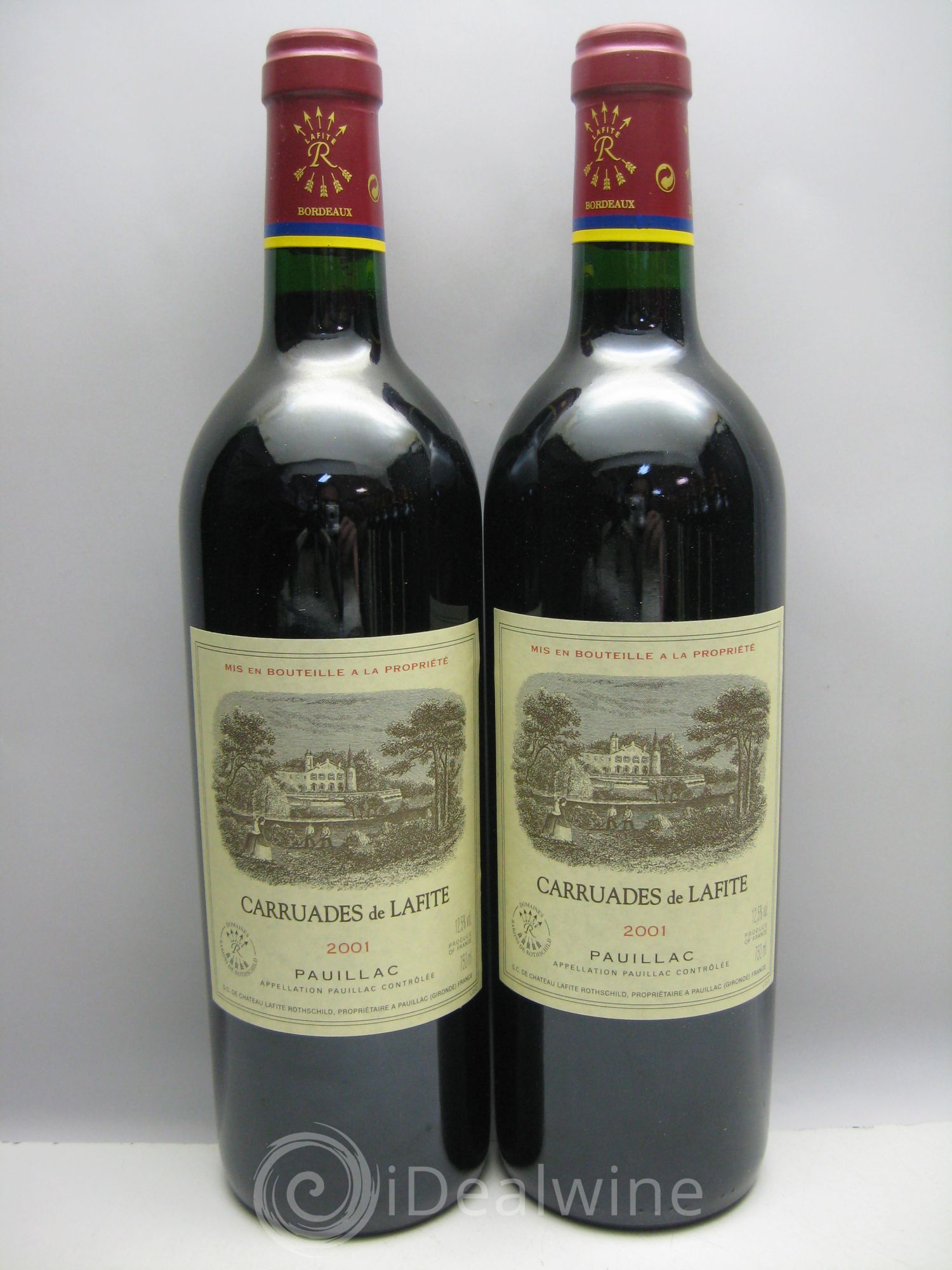 Carruades de Lafite Rothschild Second Vin 2001 - Lot de 12 bouteilles - 0