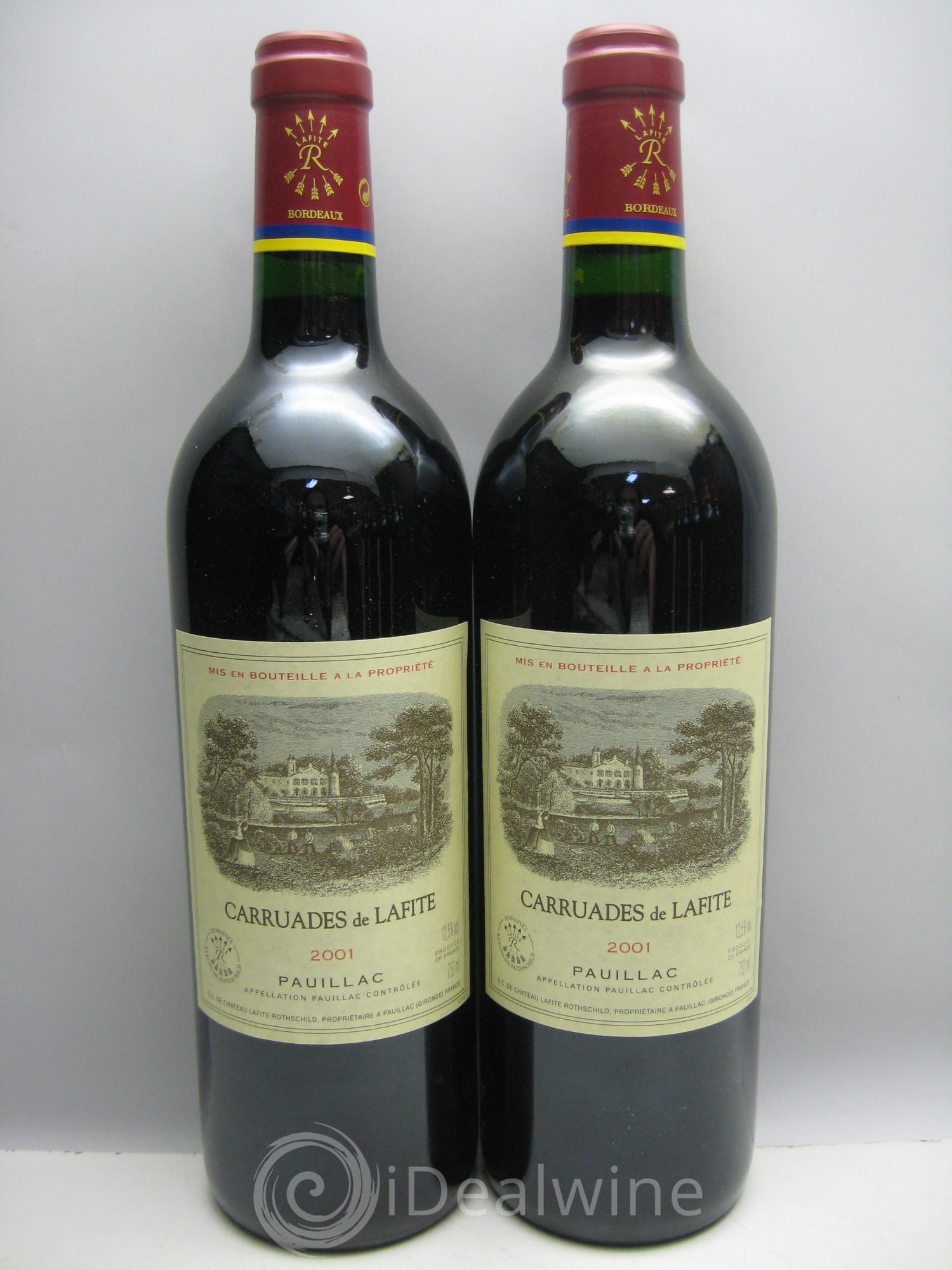 Carruades de Lafite Rothschild Second Vin 2001 - Lot de 12 bouteilles - 1