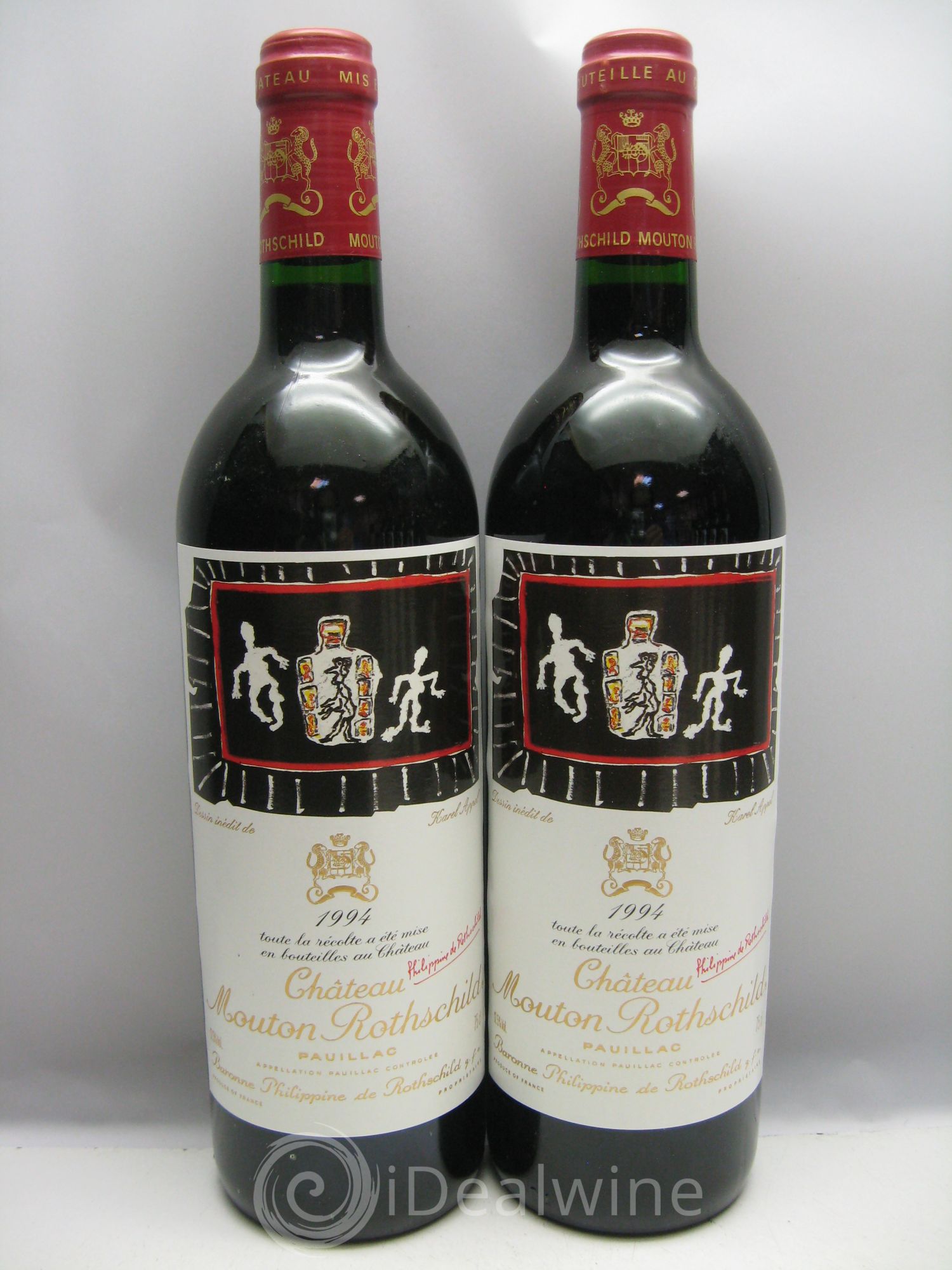 Château Mouton Rothschild 1er Grand Cru Classé 1994 - Lot de 12 bouteilles - 0