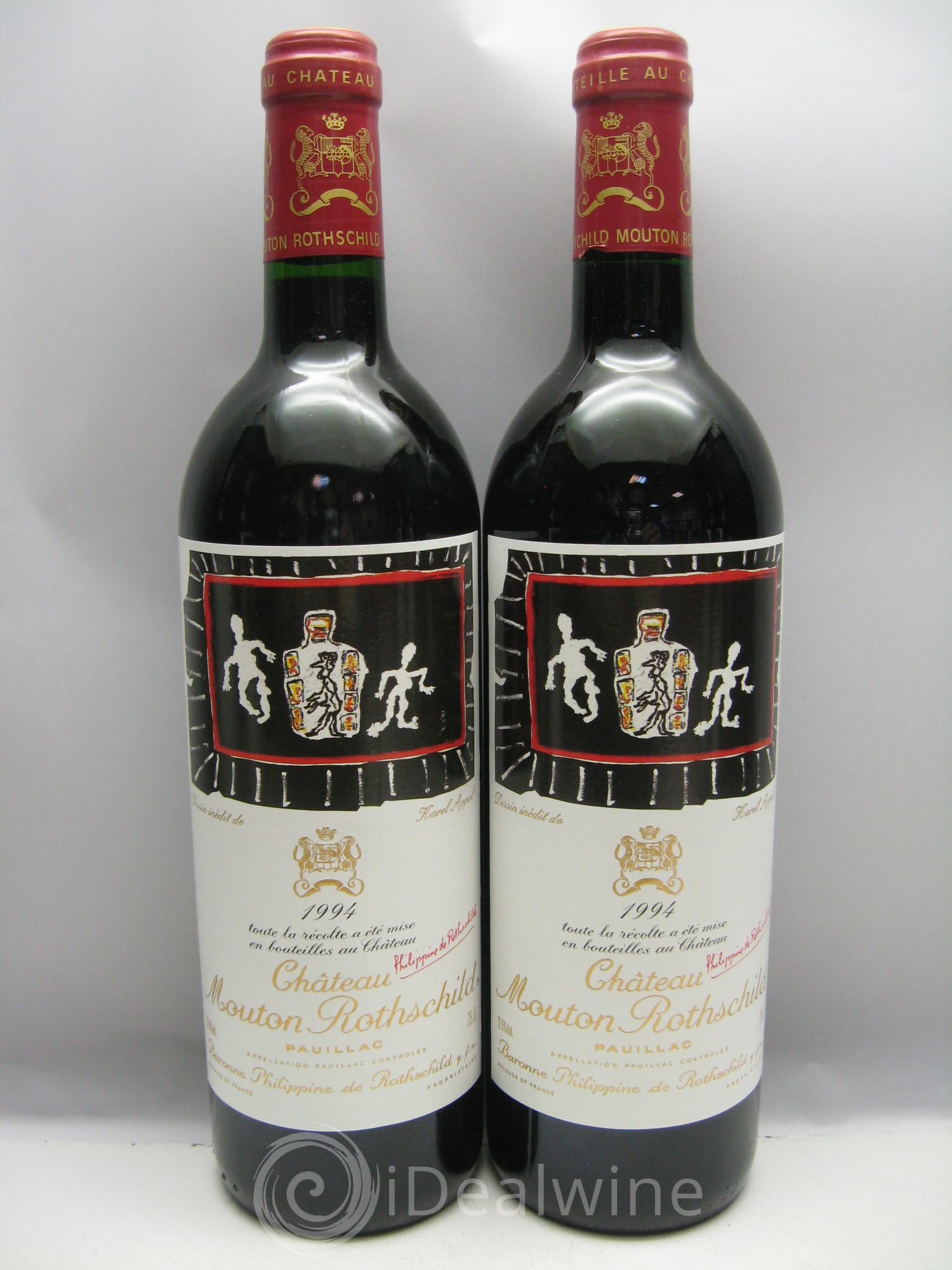 Château Mouton Rothschild 1er Grand Cru Classé 1994 - Lot de 12 bouteilles - 1