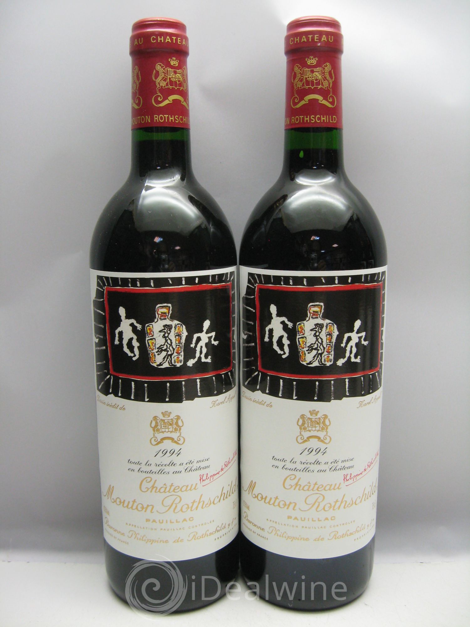 Château Mouton Rothschild 1er Grand Cru Classé 1994 - Lot de 6 bouteilles - 1