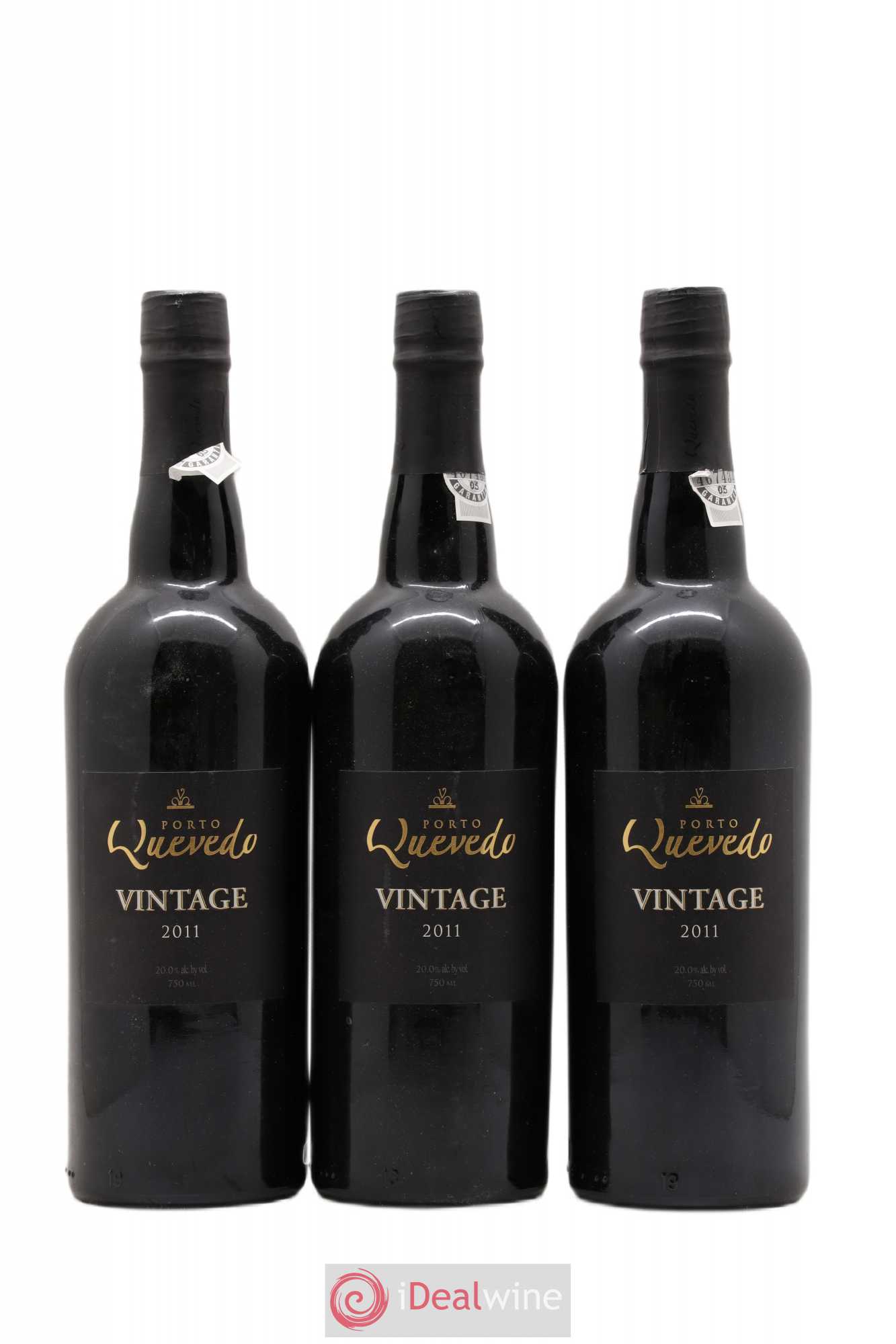 Porto Quevedo Vintage 2011 - Lot de 3 bouteilles - 0