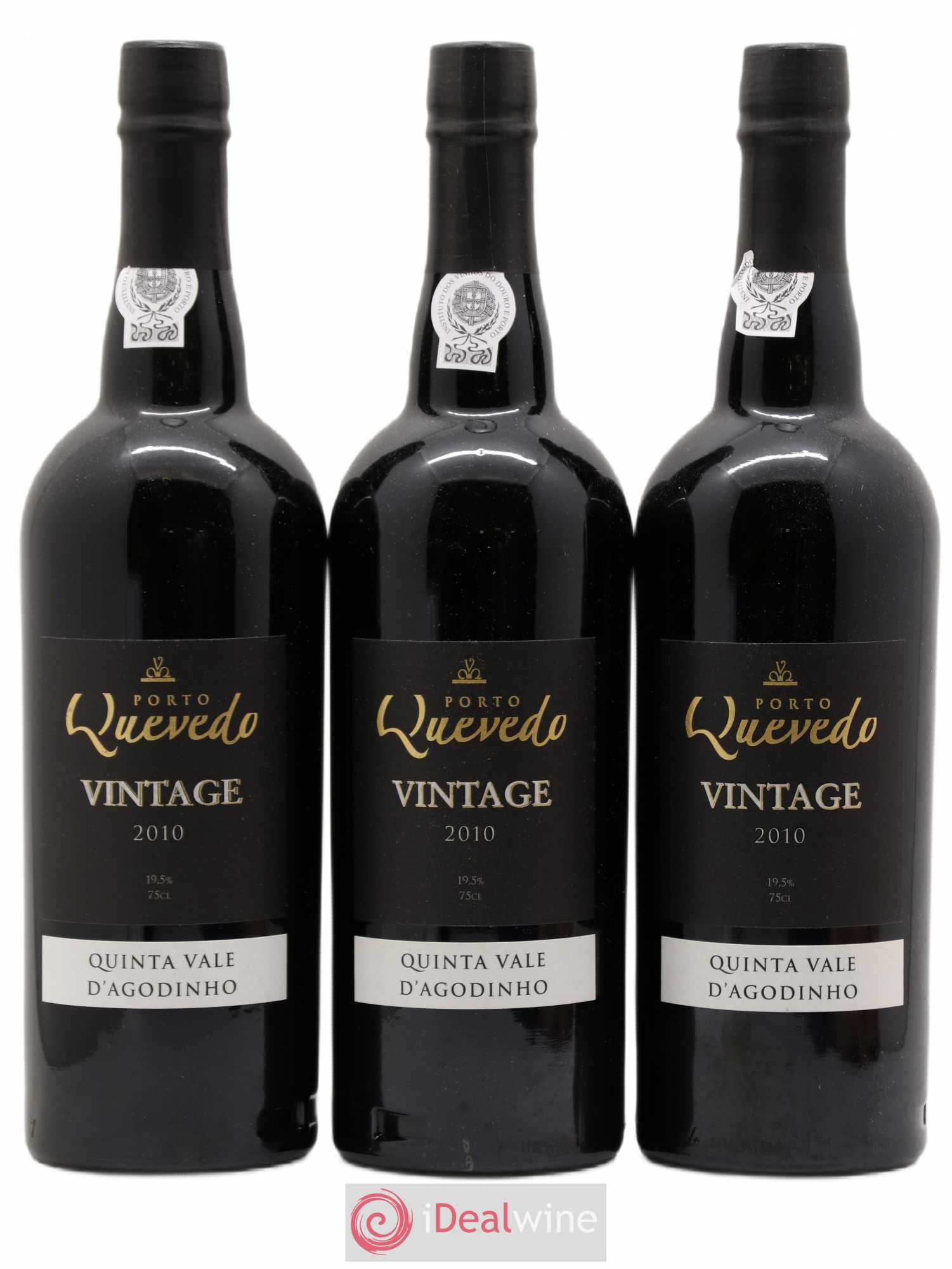 Porto Quevedo Vintage Quinta Vale D'Agodinho 2010 - Posten von 3 Flaschen - 0