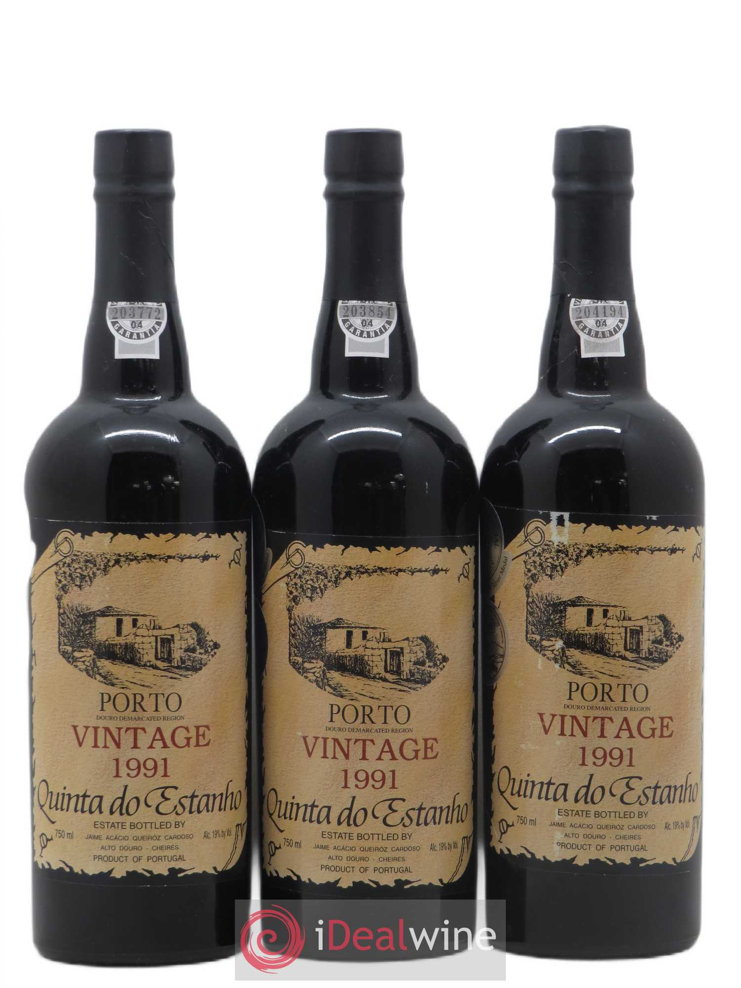 Porto Vintage Quinta do Estanho 1991 - Posten von 3 Flaschen - 0