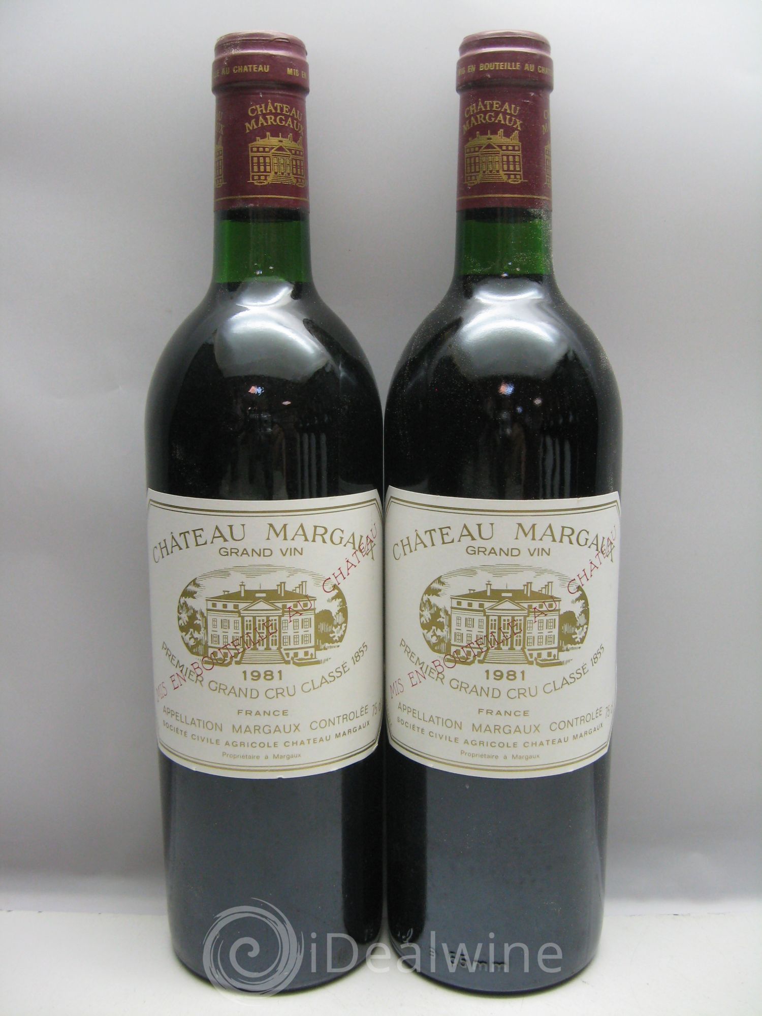 Château Margaux 1er Grand Cru Classé 1981 - Lot de 12 bouteilles - 1