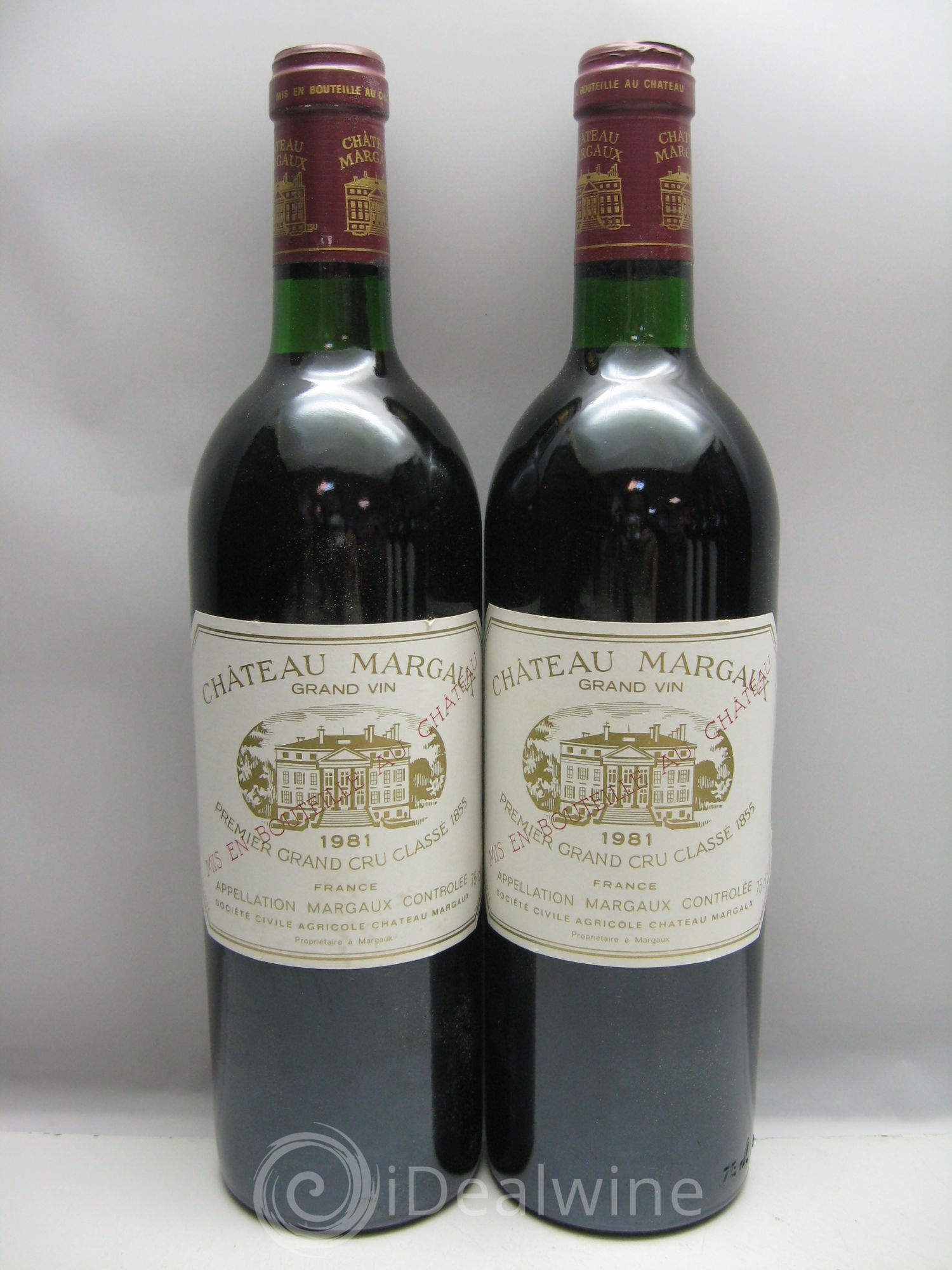 Château Margaux 1er Grand Cru Classé 1981 - Lot de 12 bouteilles - 2