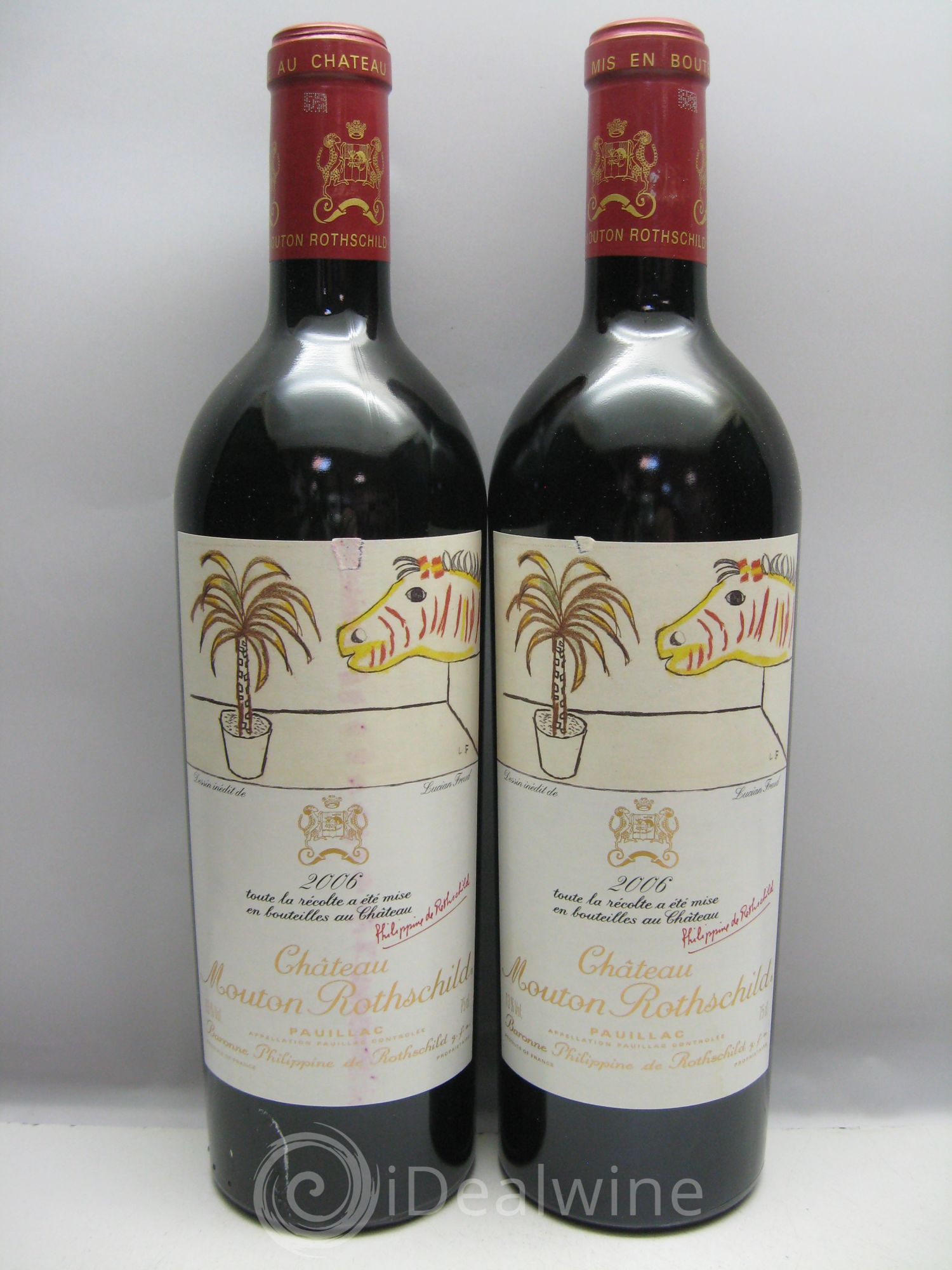 Château Mouton Rothschild 1er Grand Cru Classé 2006 - Lot de 6 bouteilles - 2