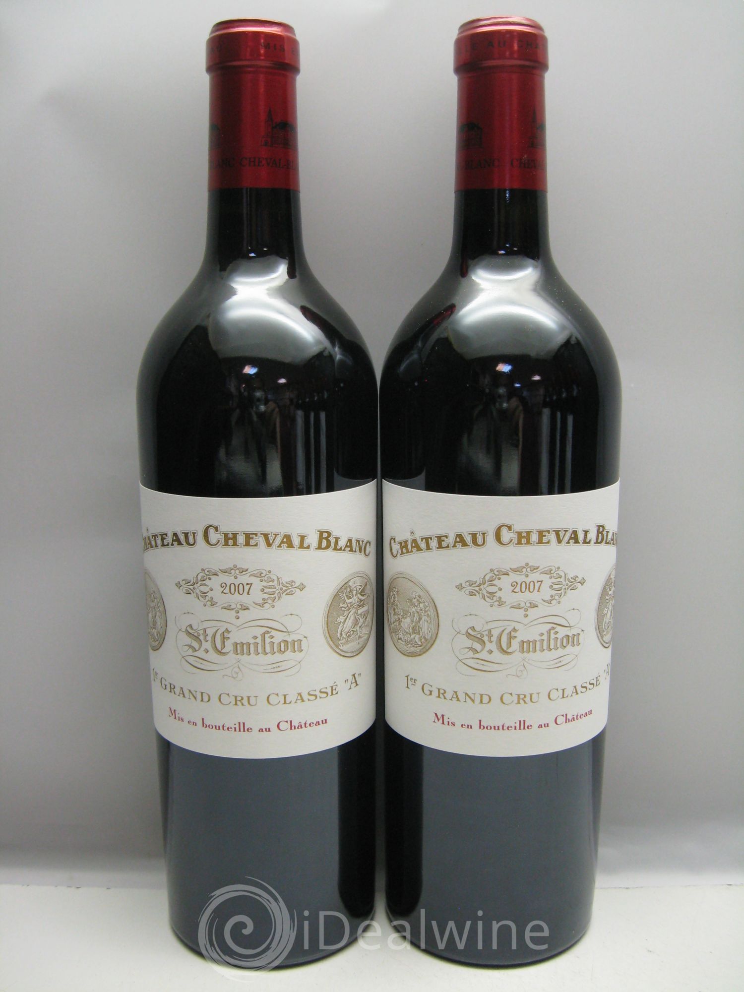 Château Cheval Blanc 1er Grand Cru Classé A 2007 - Lot de 12 bouteilles - 1
