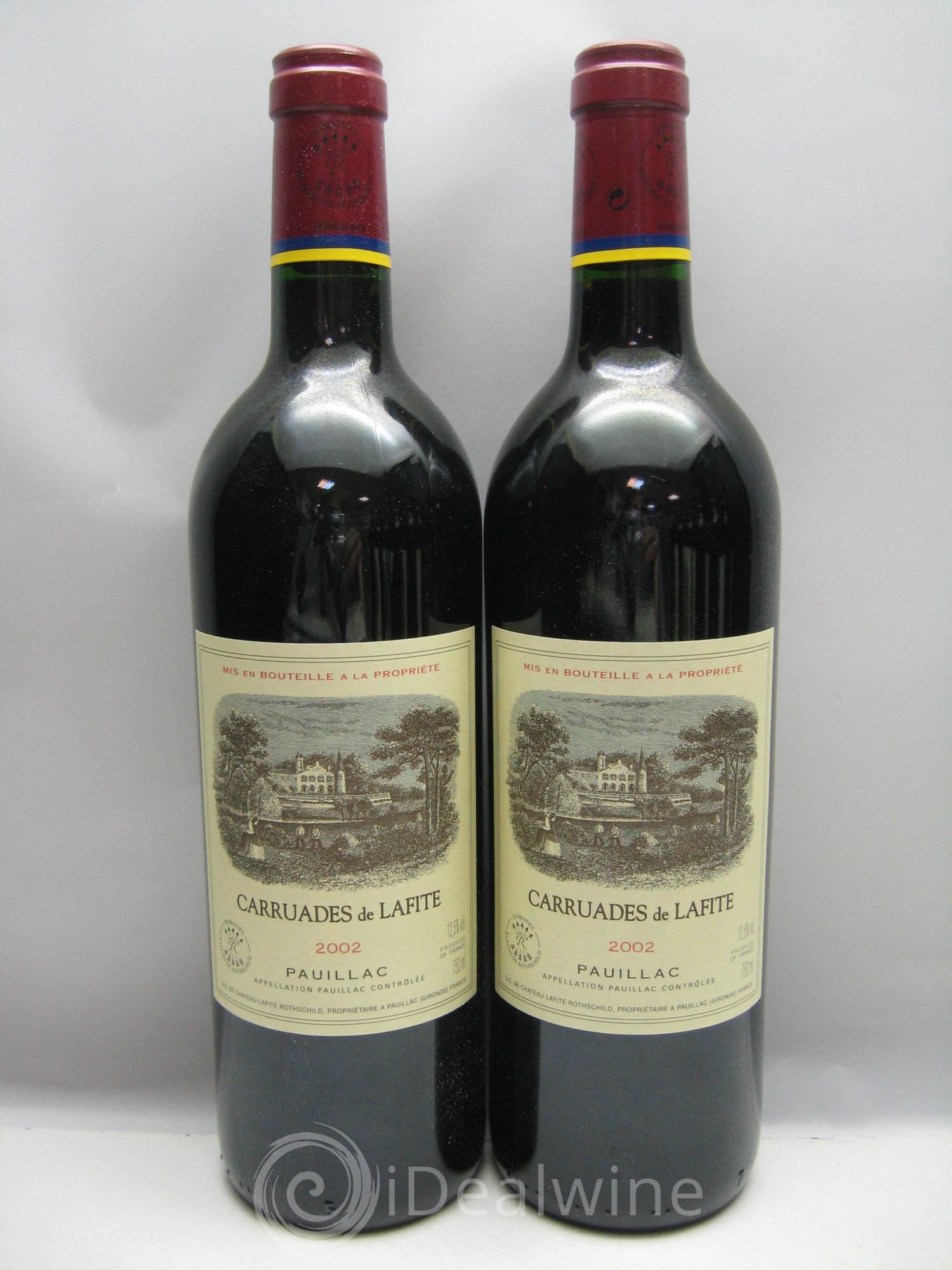 Carruades de Lafite Rothschild Second Vin 2002 - Lot de 12 bouteilles - 0