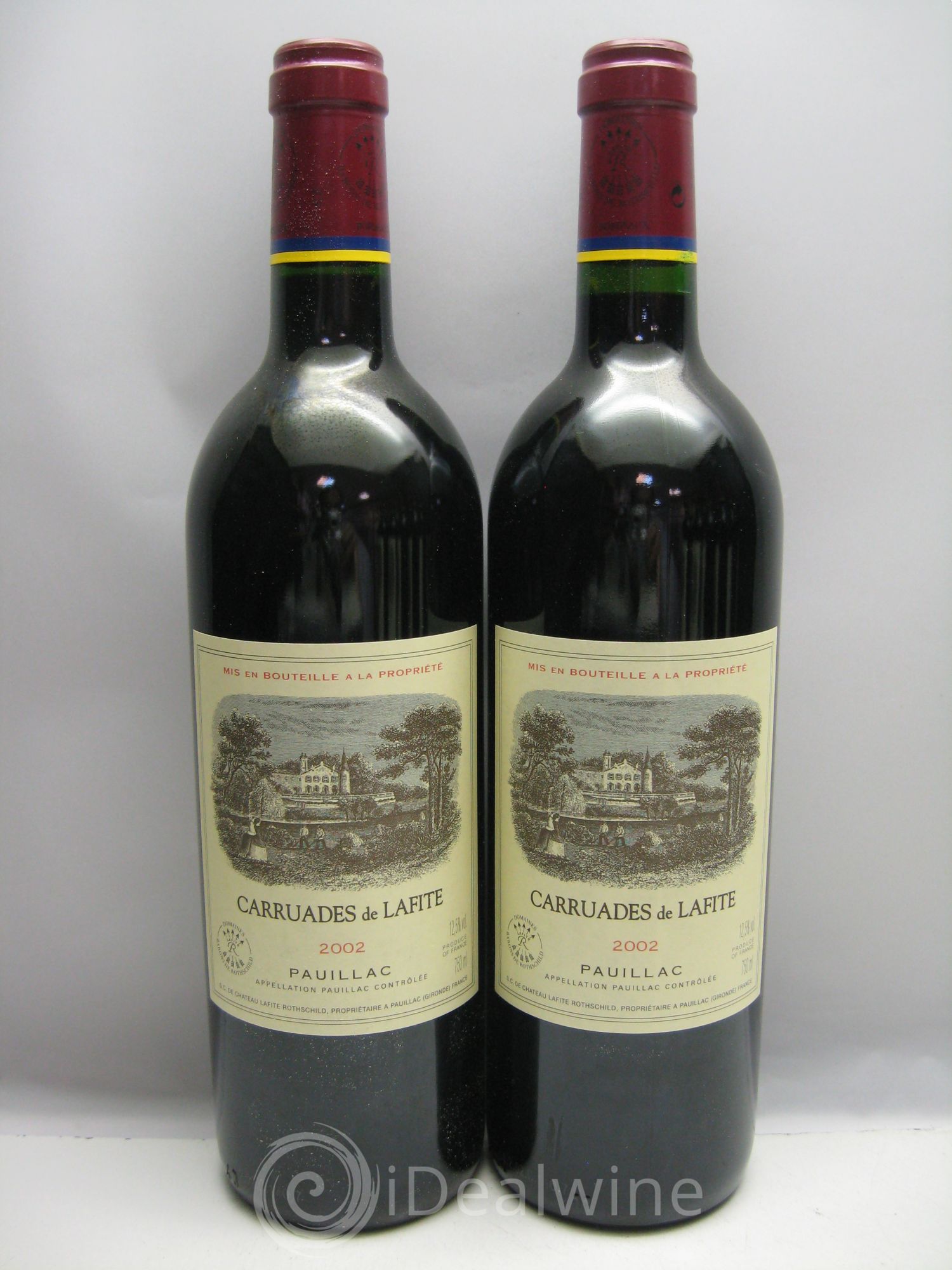 Carruades de Lafite Rothschild Second Vin 2002 - Lot de 12 bouteilles - 1