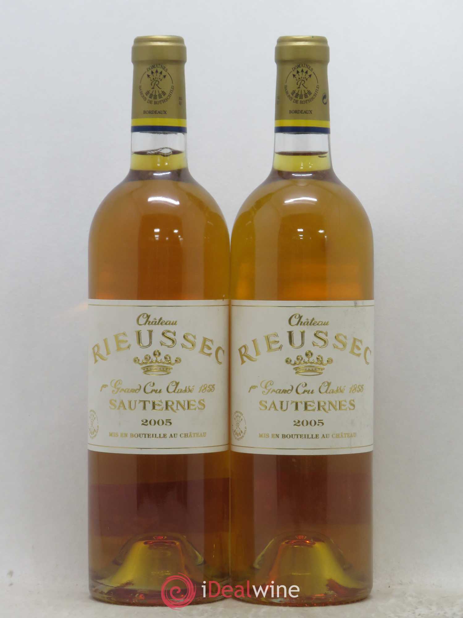 Château Rieussec 1er Grand Cru Classé 2005 - Lotto di 2 bottiglie - 0