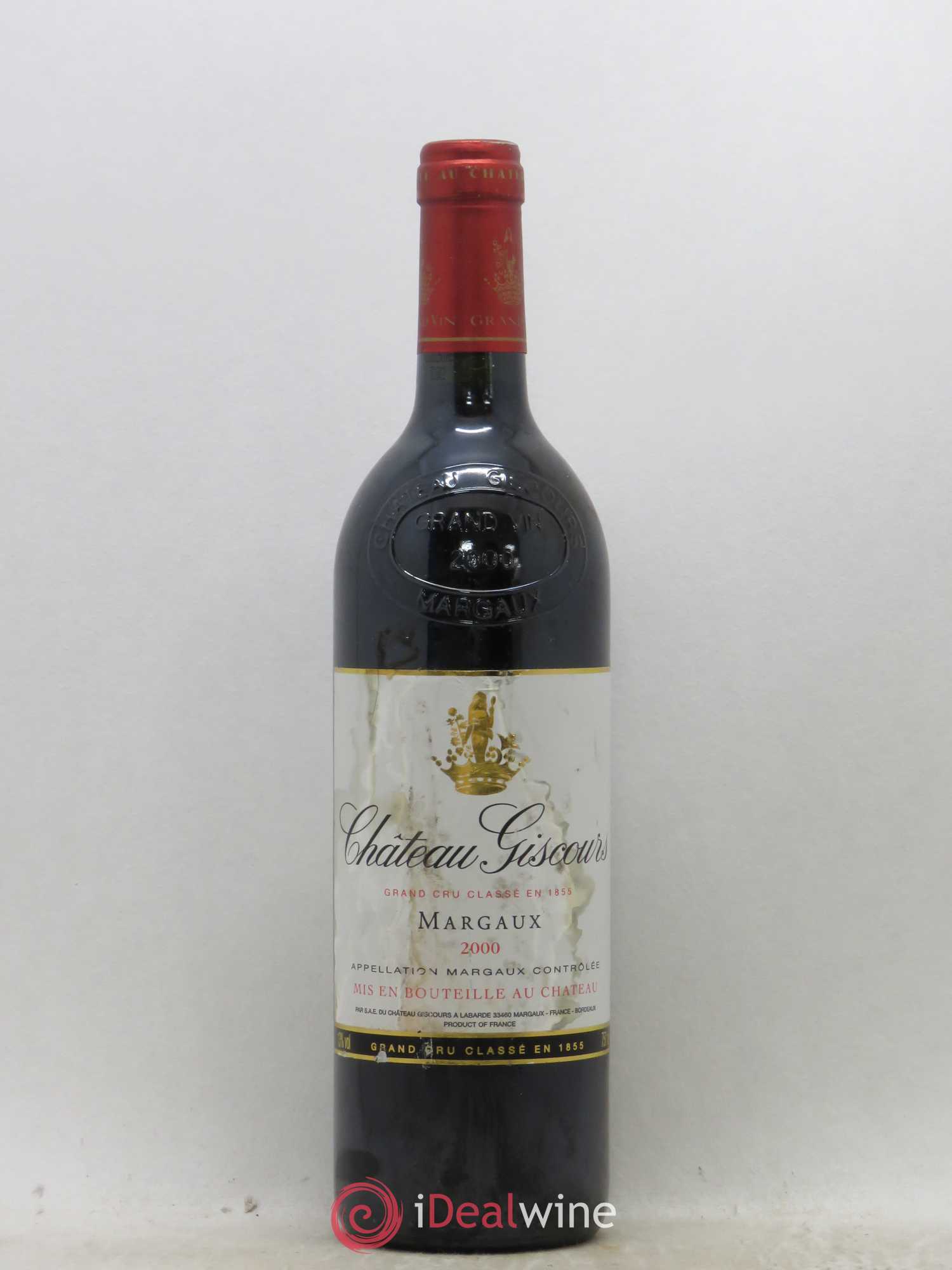 Château Giscours 3ème Grand Cru Classé 2000 - Lot de 1 bouteille - 0