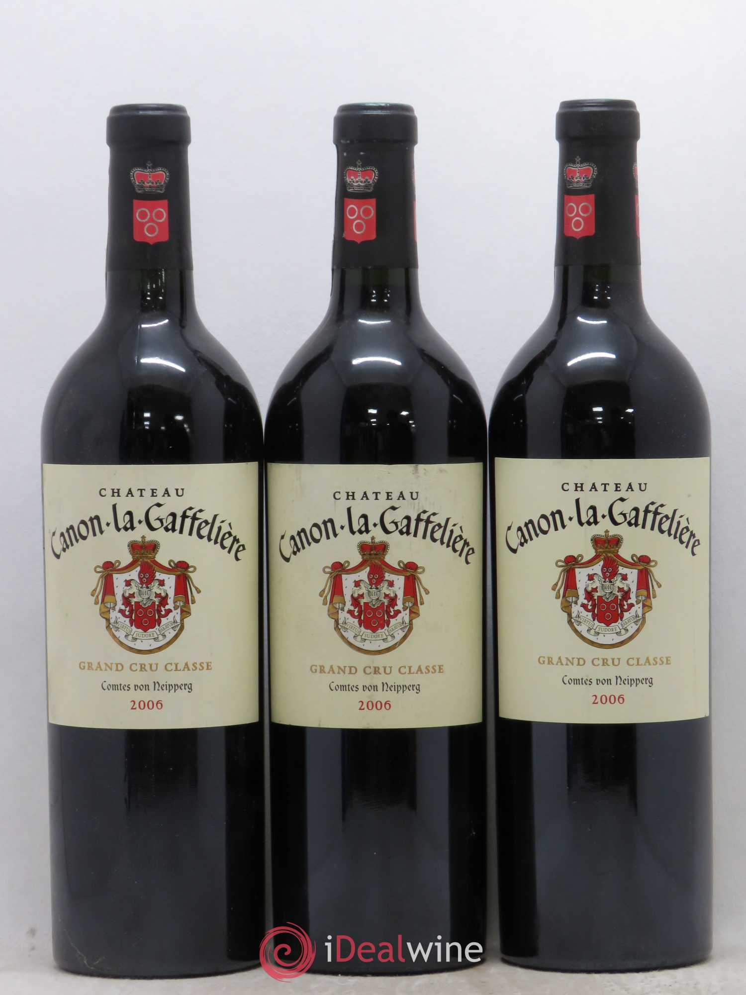 Château Canon la Gaffelière 1er Grand Cru Classé B 2006 - Lot de 3 bouteilles - 0