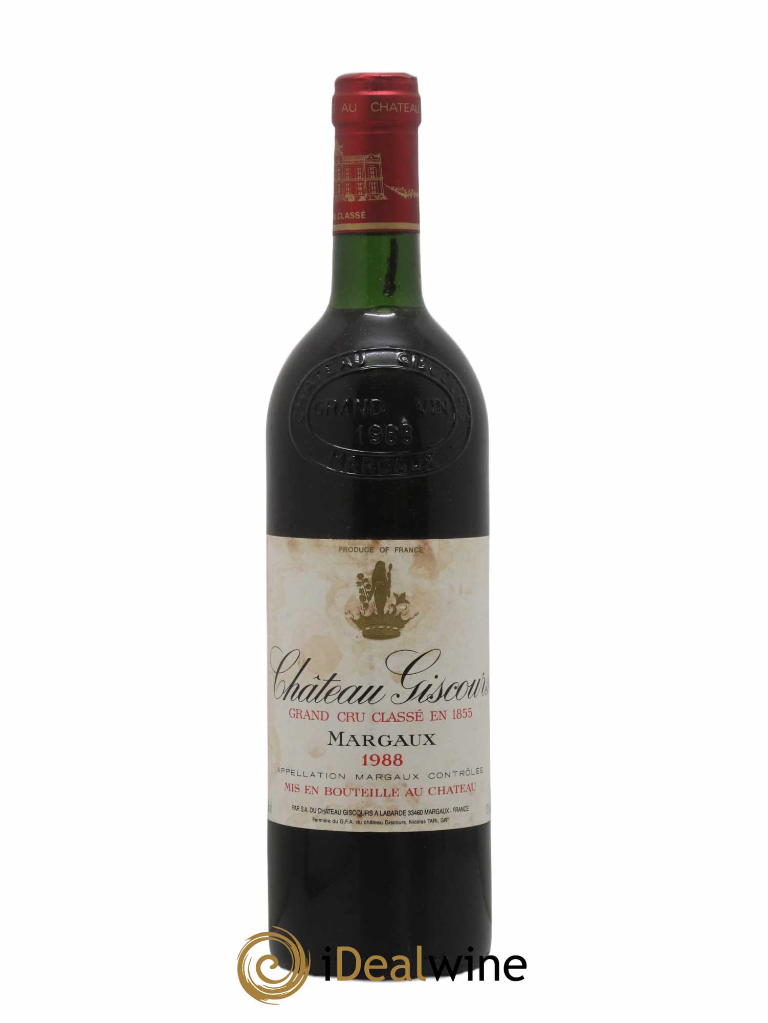 Château Giscours 3ème Grand Cru Classé 1988 - Lot de 1 bouteille - 0