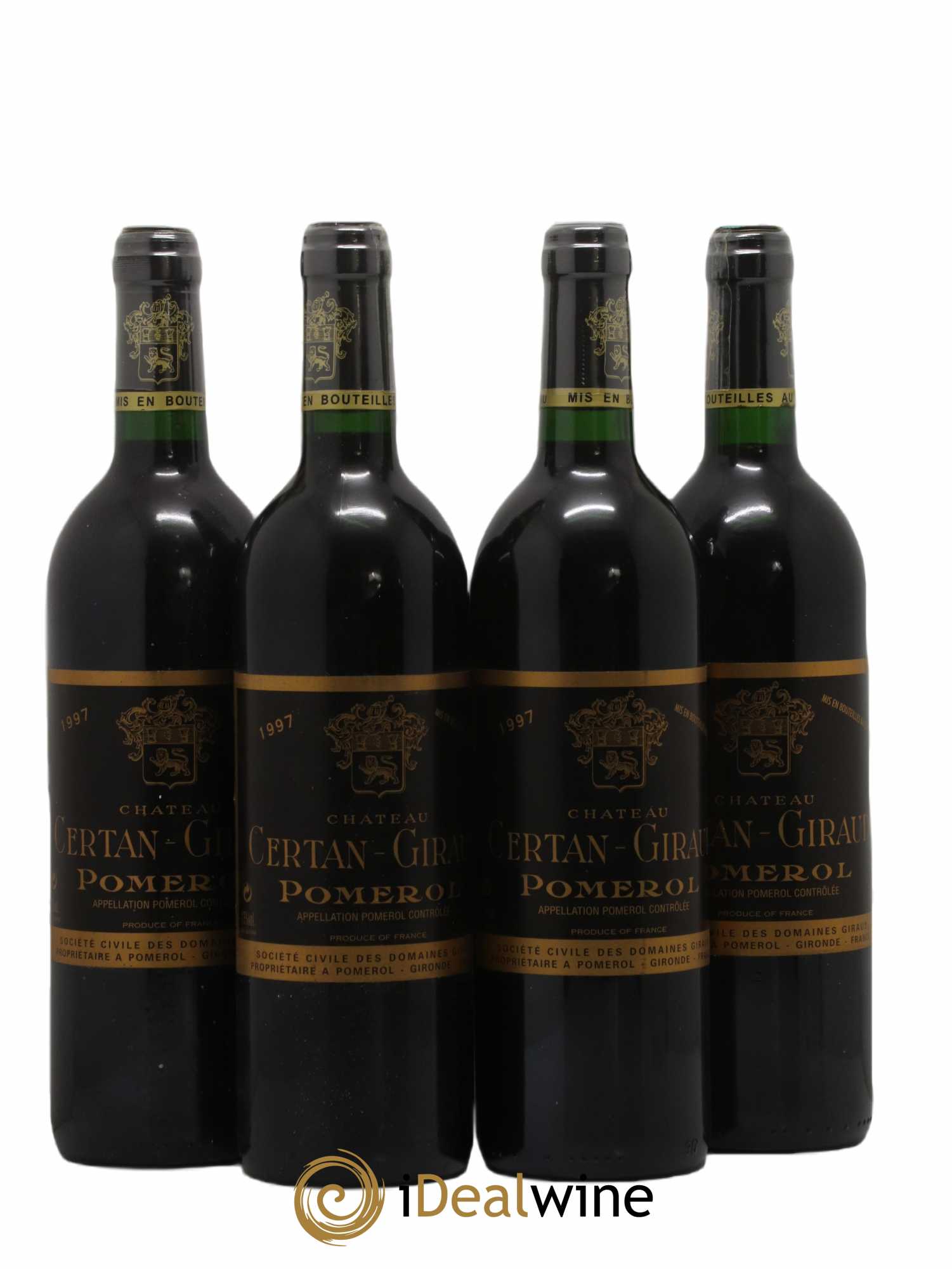Château Certan Giraud 1997 - Lot of 4 bottles - 0