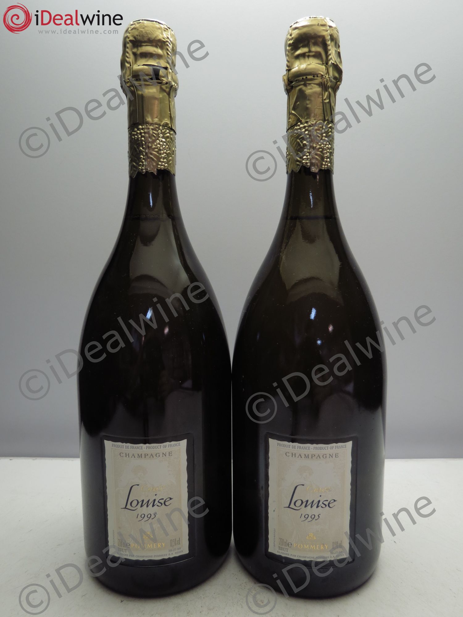 Cuvée Louise Pommery 1995 - Lot de 2 bouteilles - 0