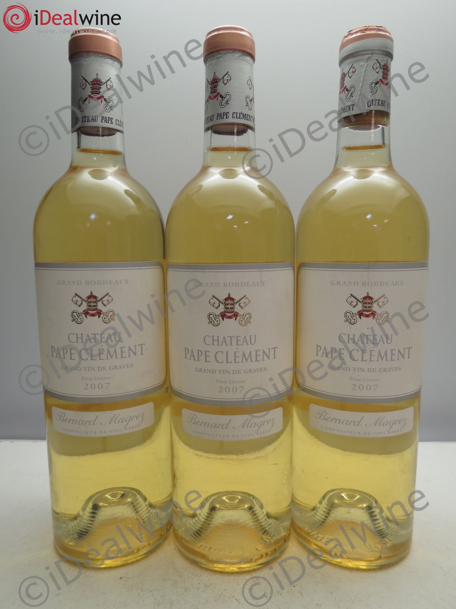 Château Pape Clément 2007 - Lot de 3 bouteilles - 0