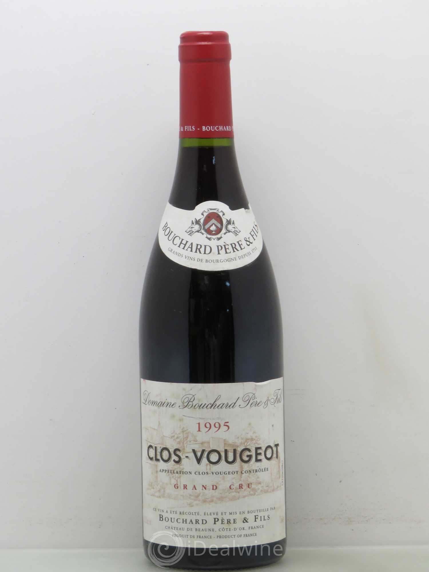 Clos de Vougeot Grand Cru Bouchard Père & Fils 1995 - Lot de 1 bouteille - 0