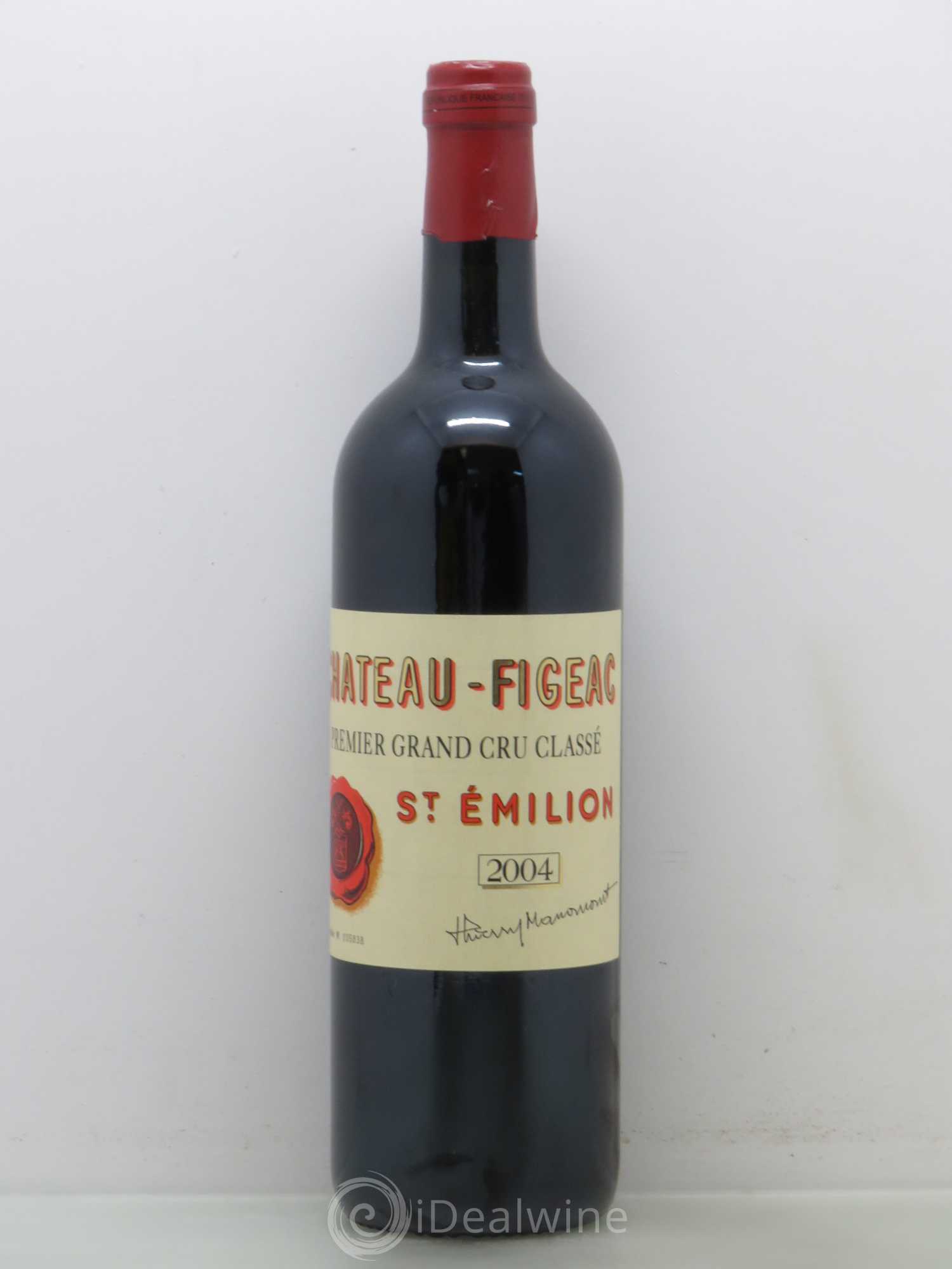 Château Figeac 1er Grand Cru Classé A 2004 - Lot de 1 bouteille - 0